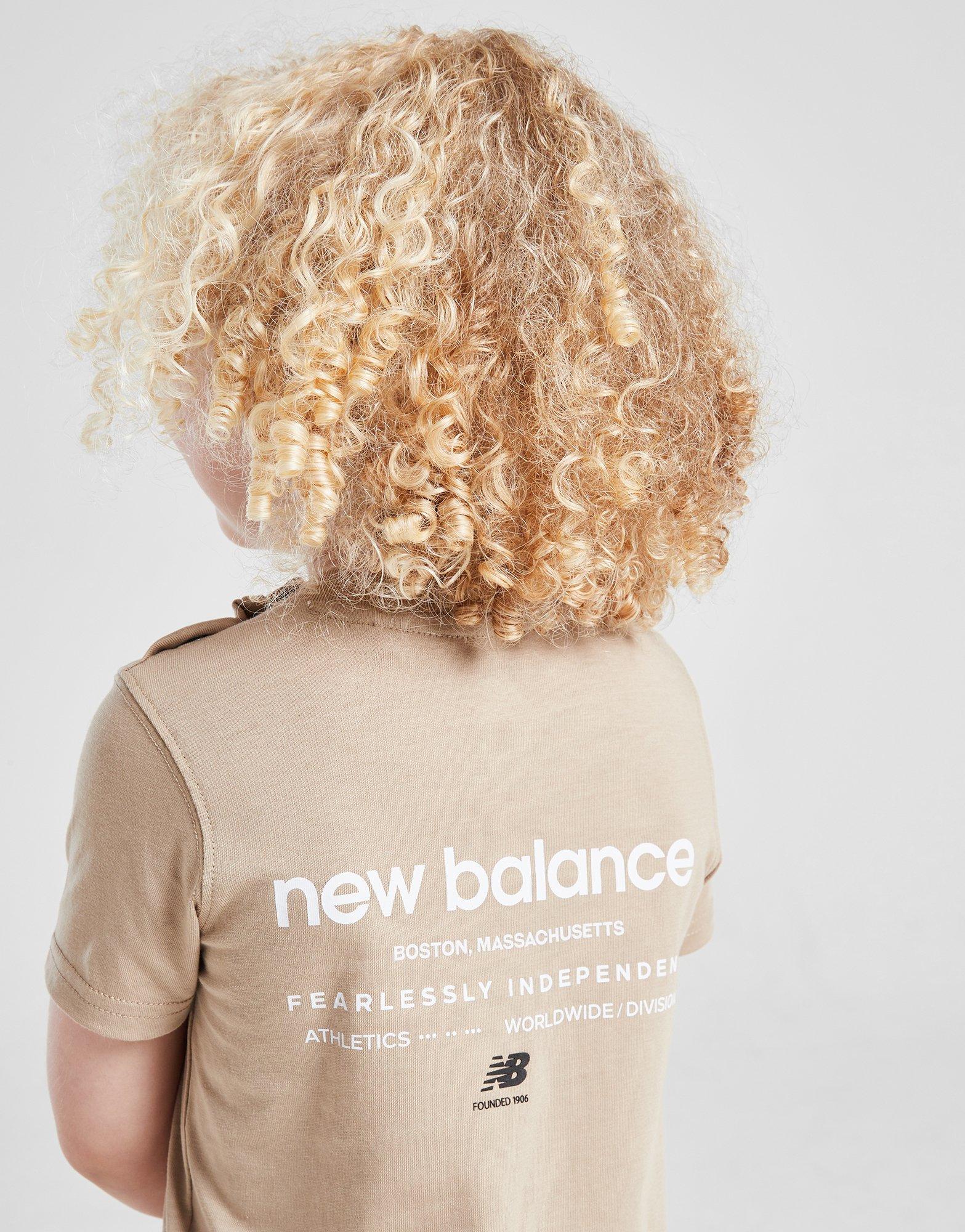 New Balance Linear T-Shirt/Shorts Set Infant