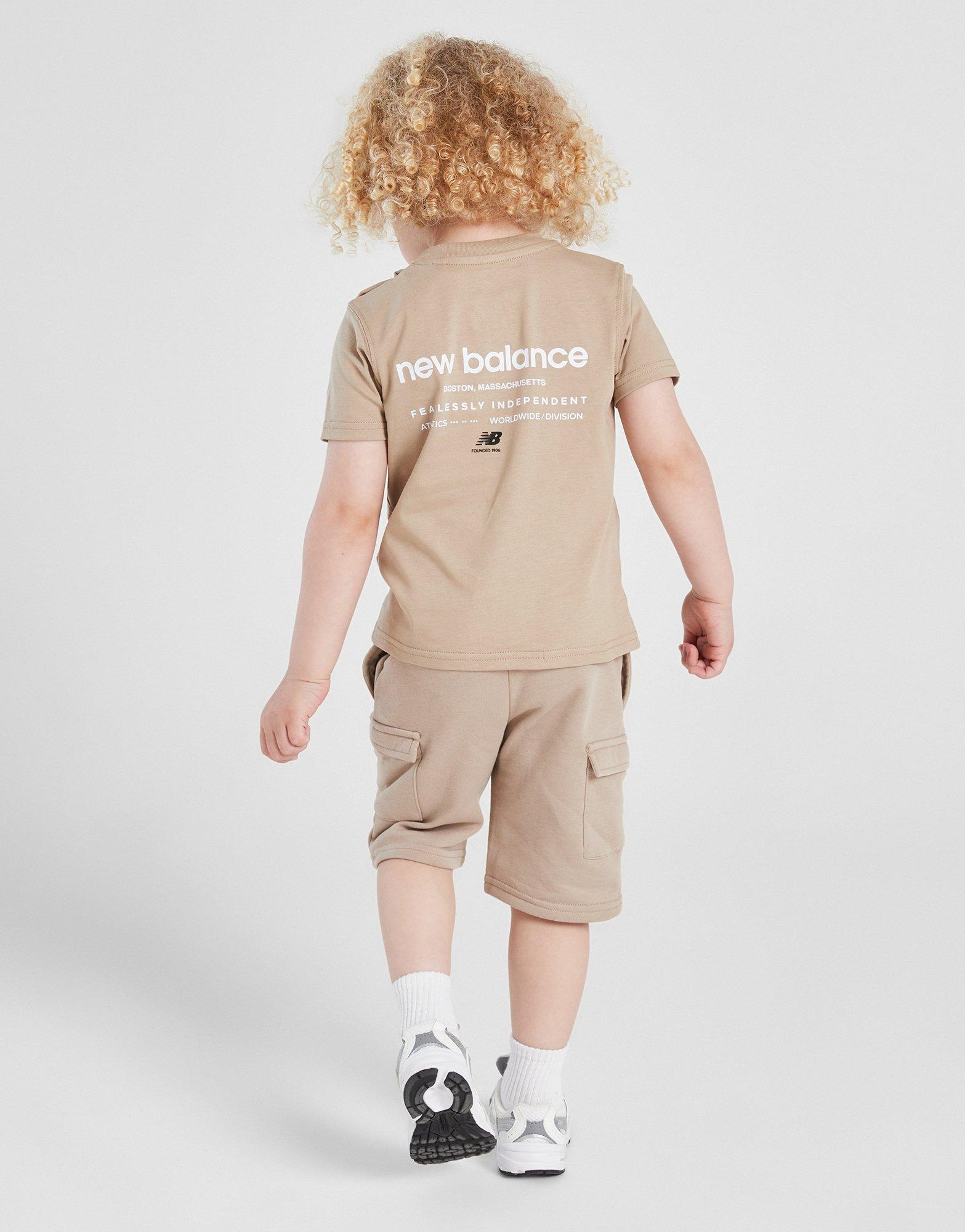 New Balance Linear T-Shirt/Shorts Set Infant