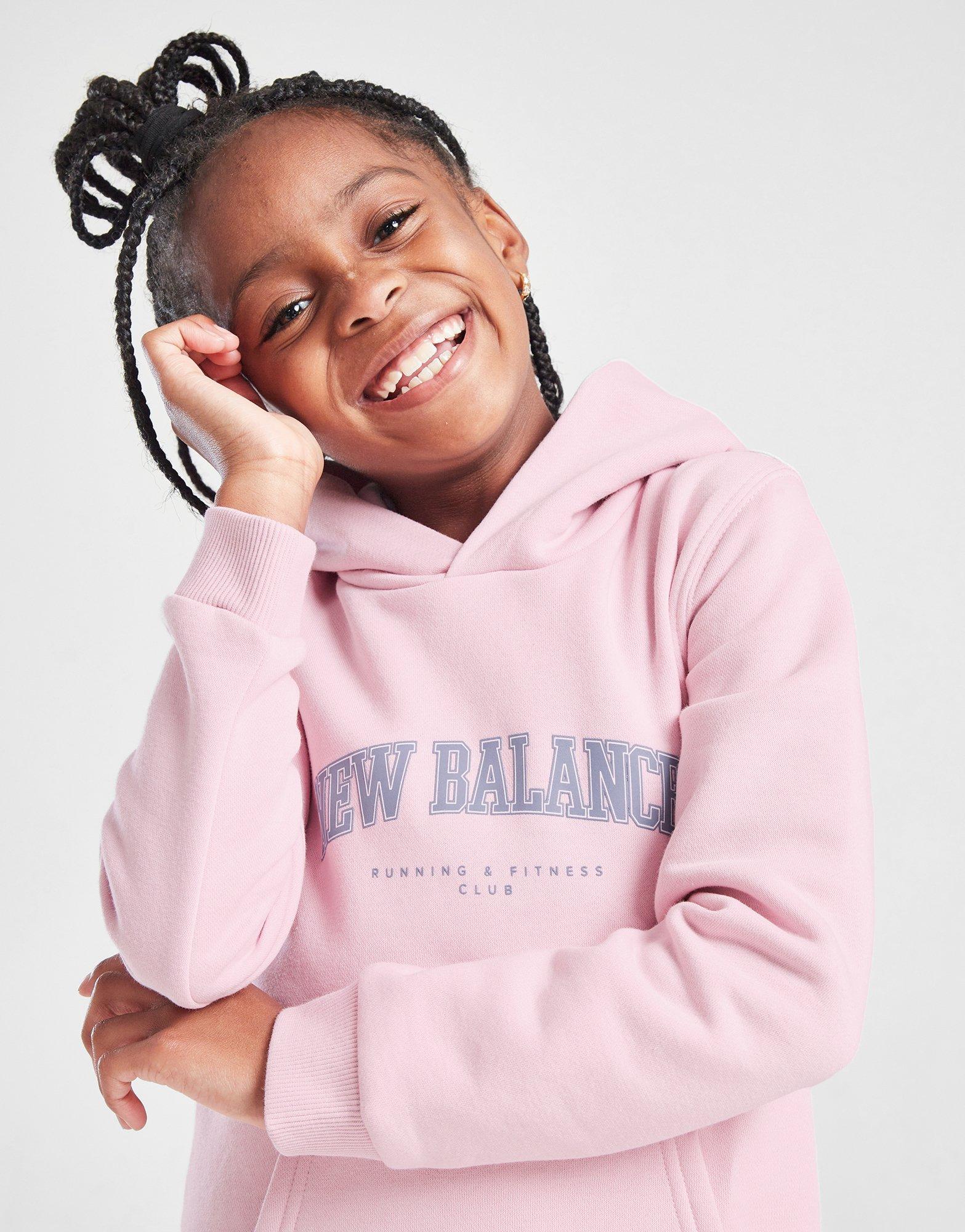 New Balance Girls' Arch Logo Hoodie/Leggings Set Children