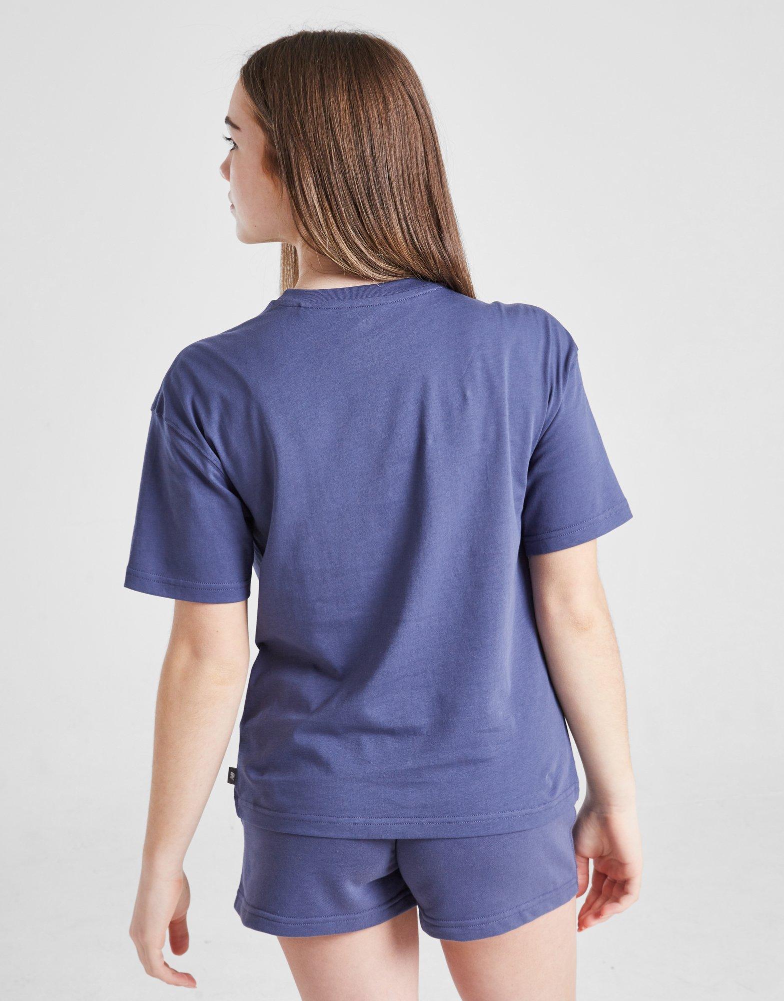 New Balance Girls' Arch Logo Boyfriend T-Shirt Junior