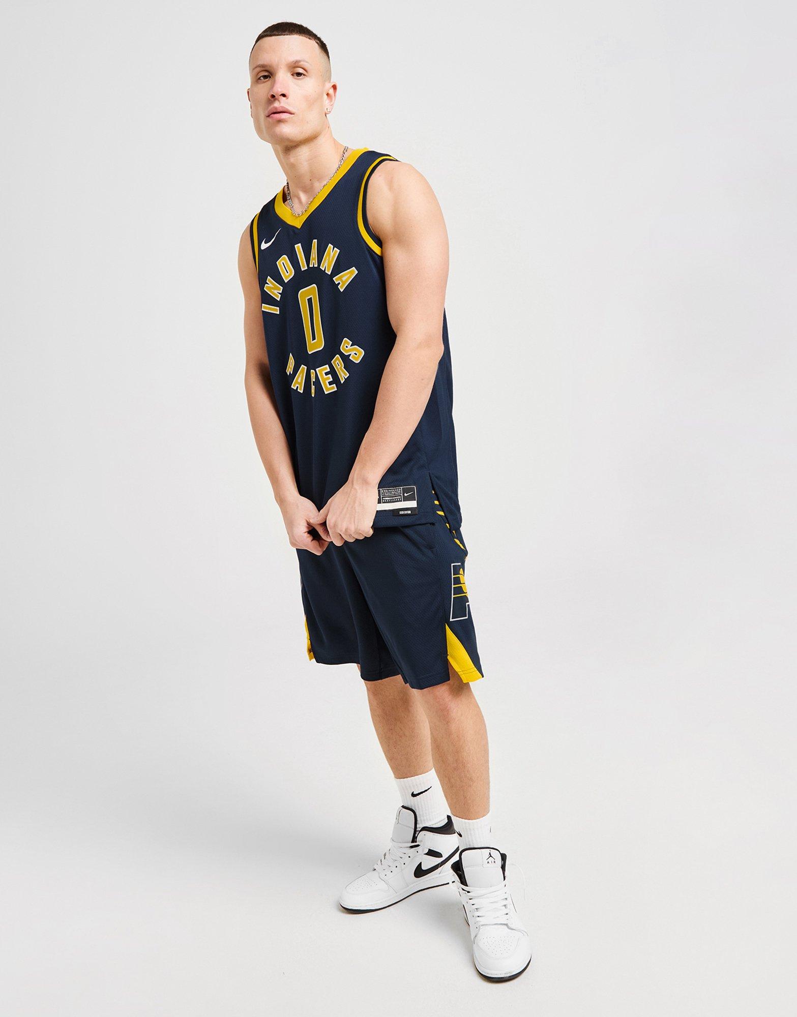 Adult Indiana Pacers #0 Tyrese Haliburton Icon Swingman