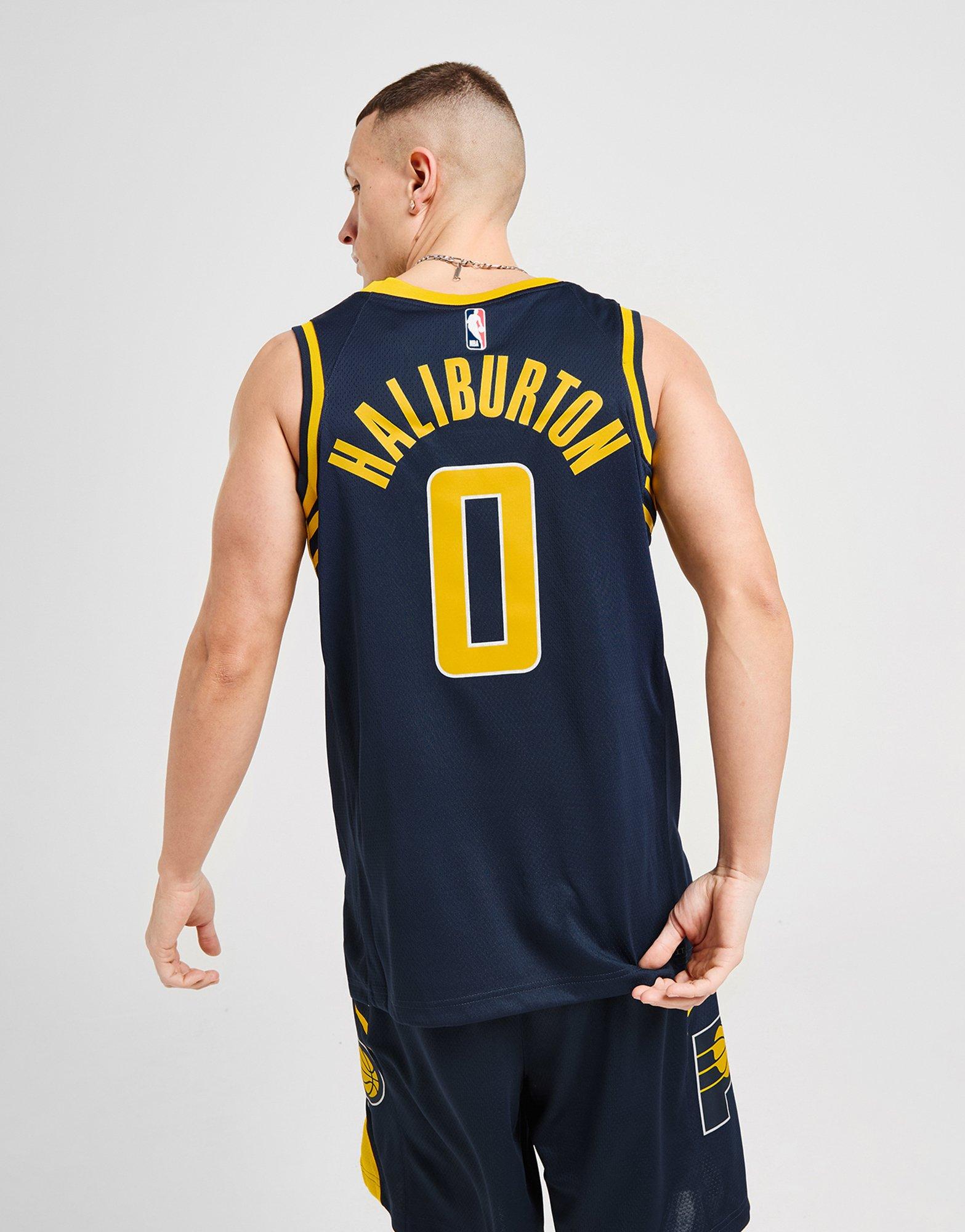 Adult Indiana Pacers #0 Tyrese Haliburton Icon Swingman