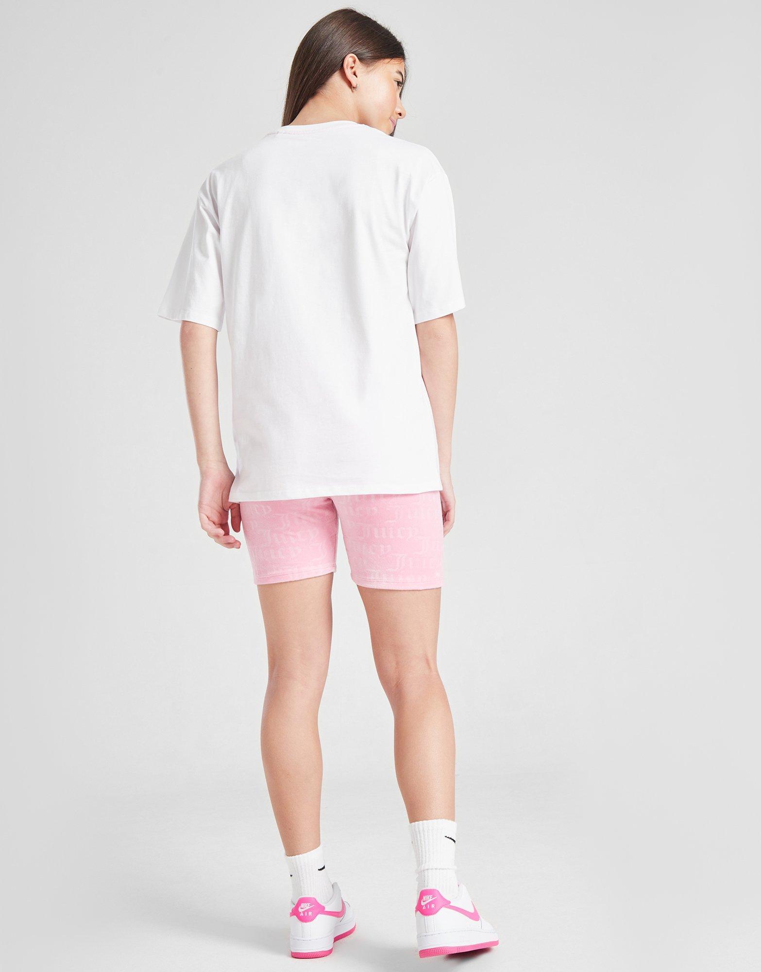 JUICY COUTURE Oversized fit -T-paita ja shortsit Juniorit