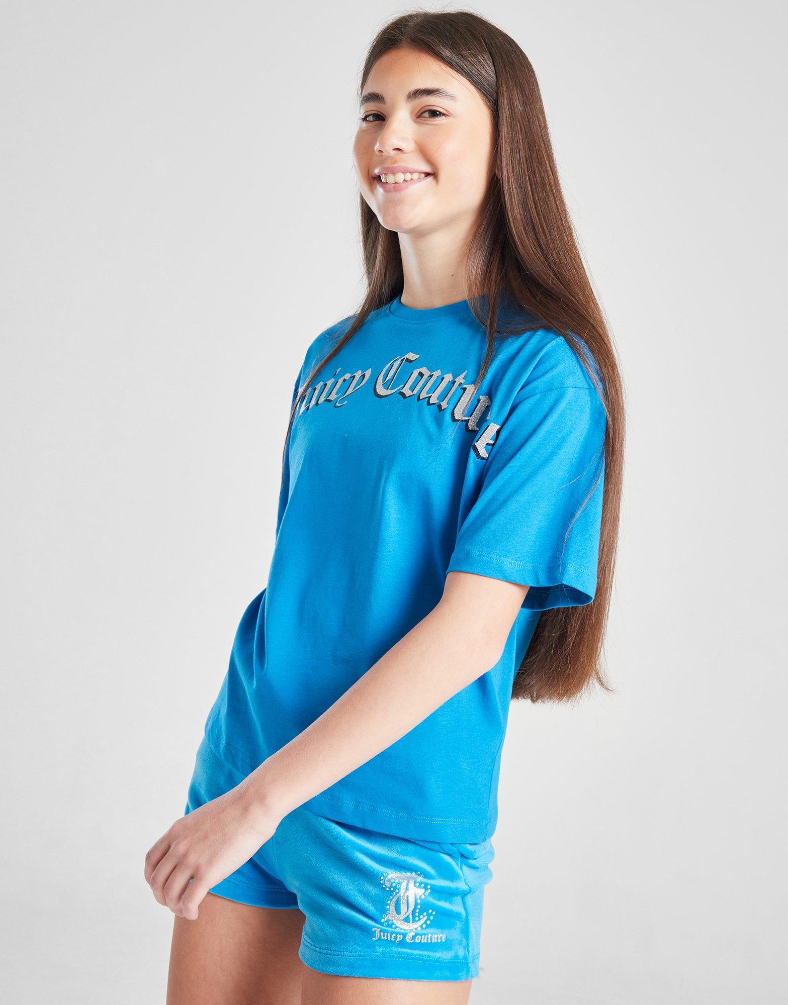 JUICY COUTURE Girls' Boxy T-Shirt/Shorts Set Junior
