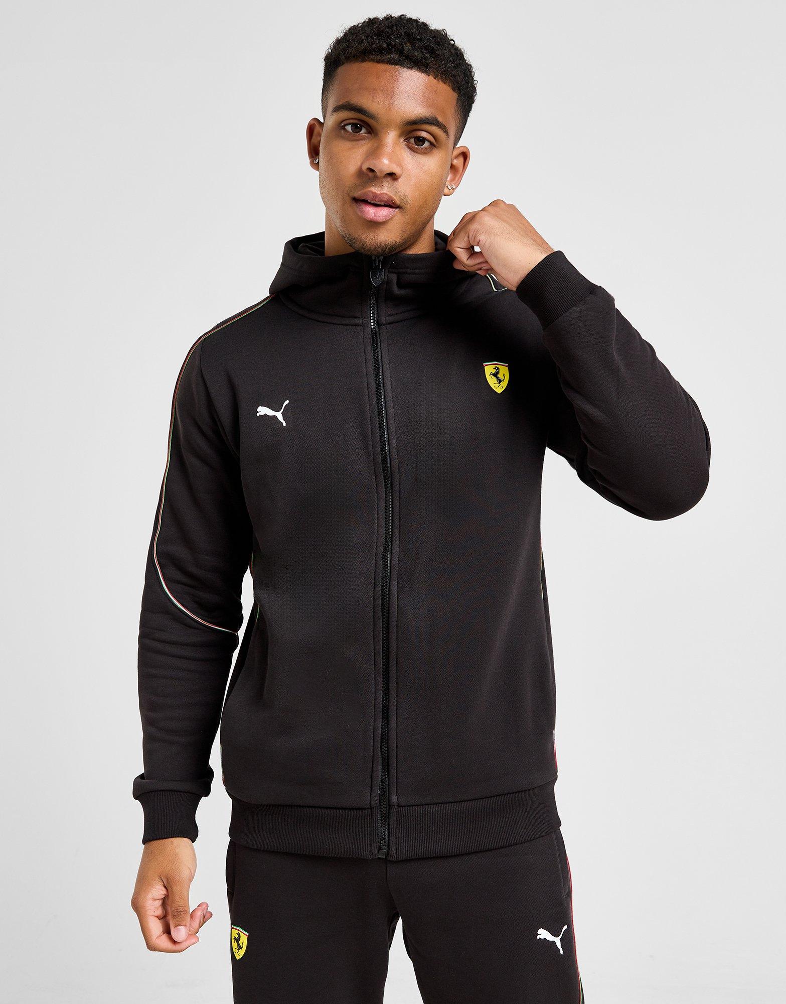 Black PUMA Scuderia Ferrari Hoodie JD Sports Global