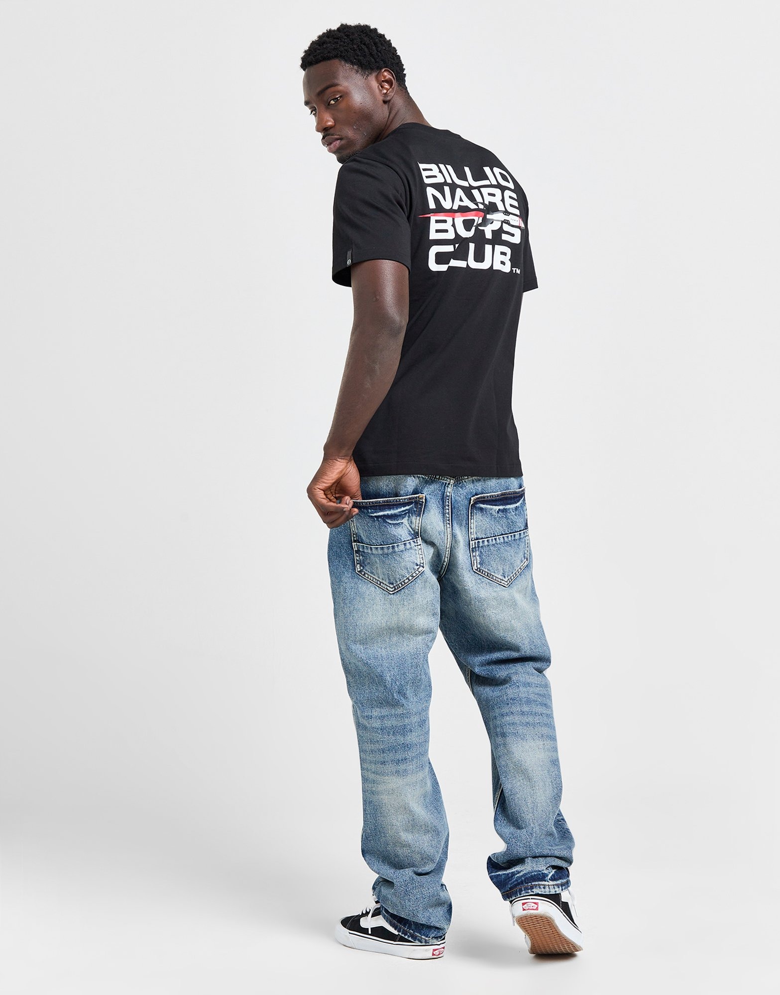 T-shirt noir à logo modifié Billionaire Boys Club en solde