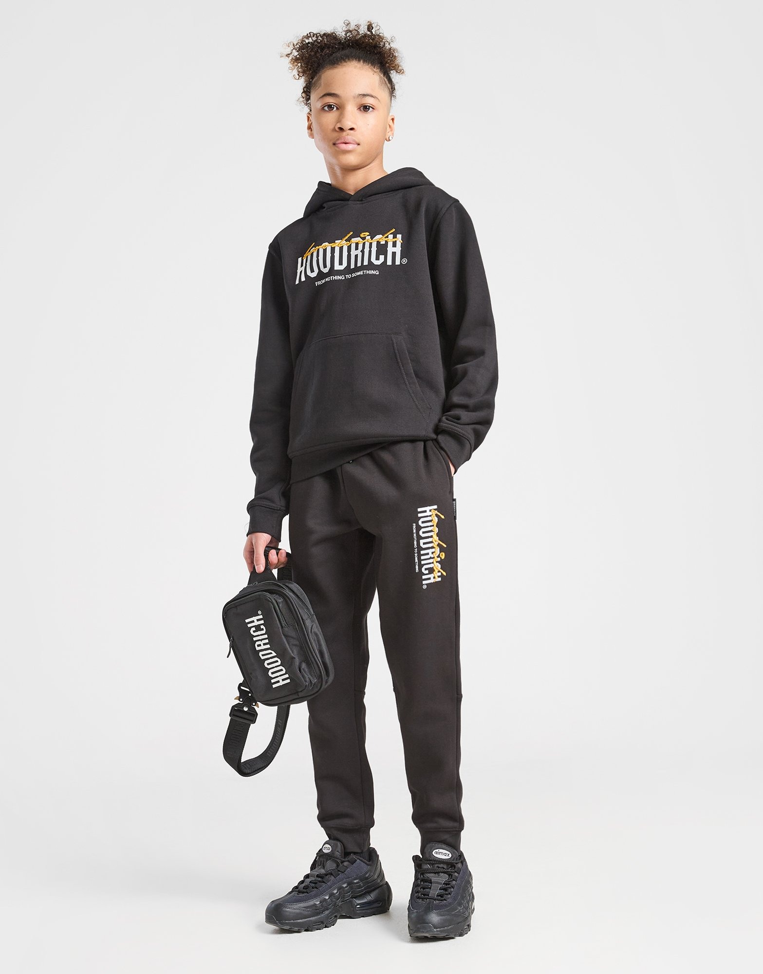 Joggers Black And Gold Sonneti Tracksuit Black Hoodrich Certify