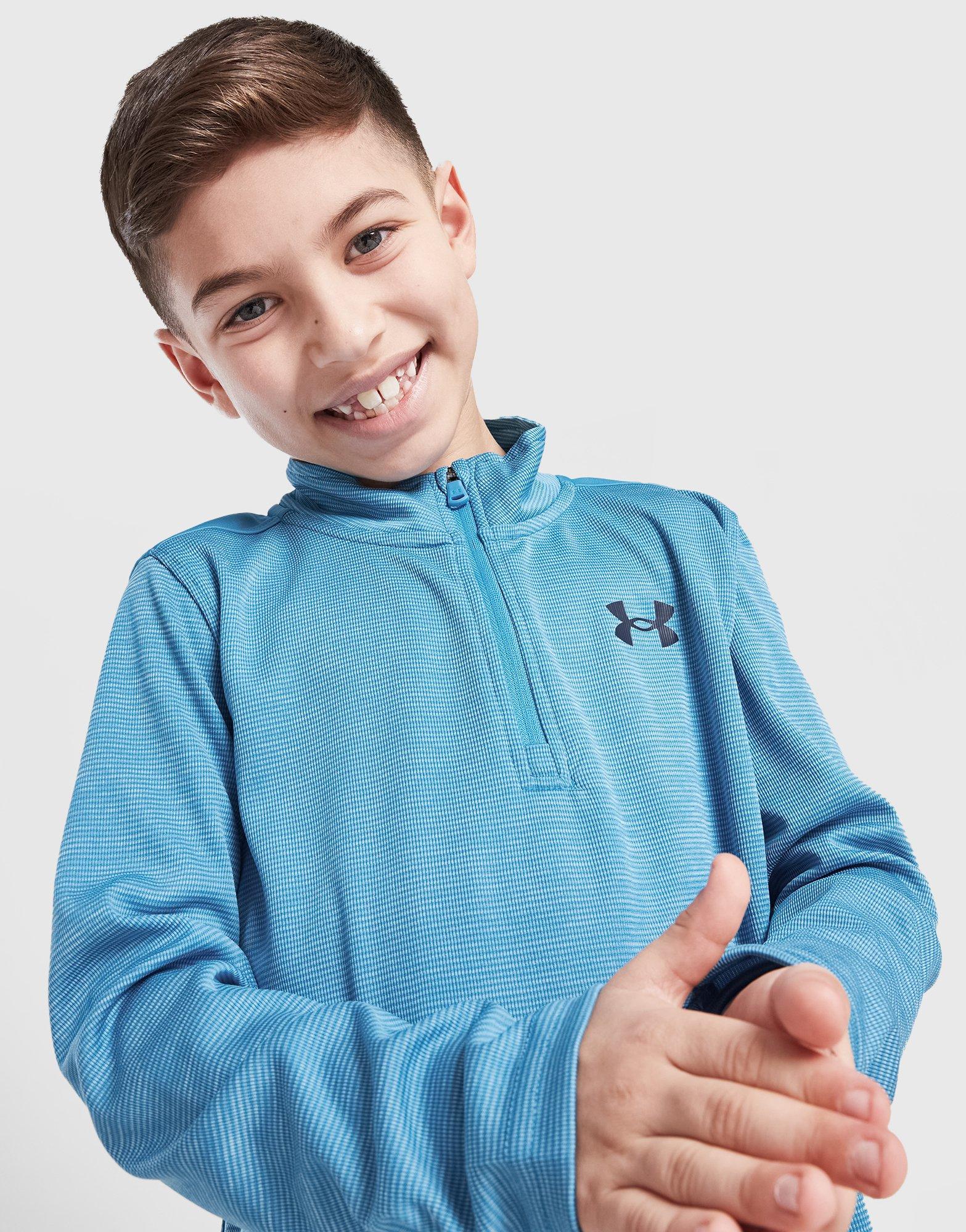 Under Armour Tech Twist 1/4 Zip Tracksuit Children