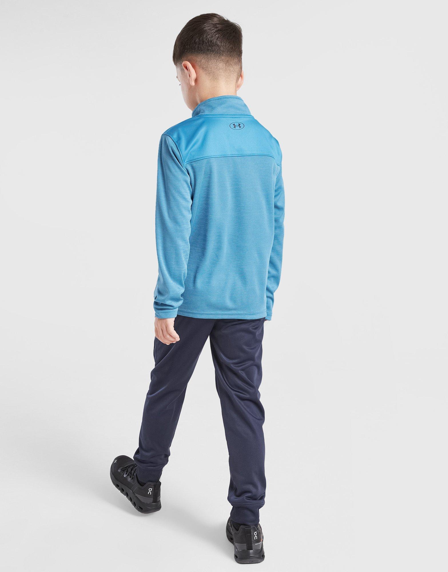 Under Armour Tech Twist 1/4 Zip Tracksuit Children