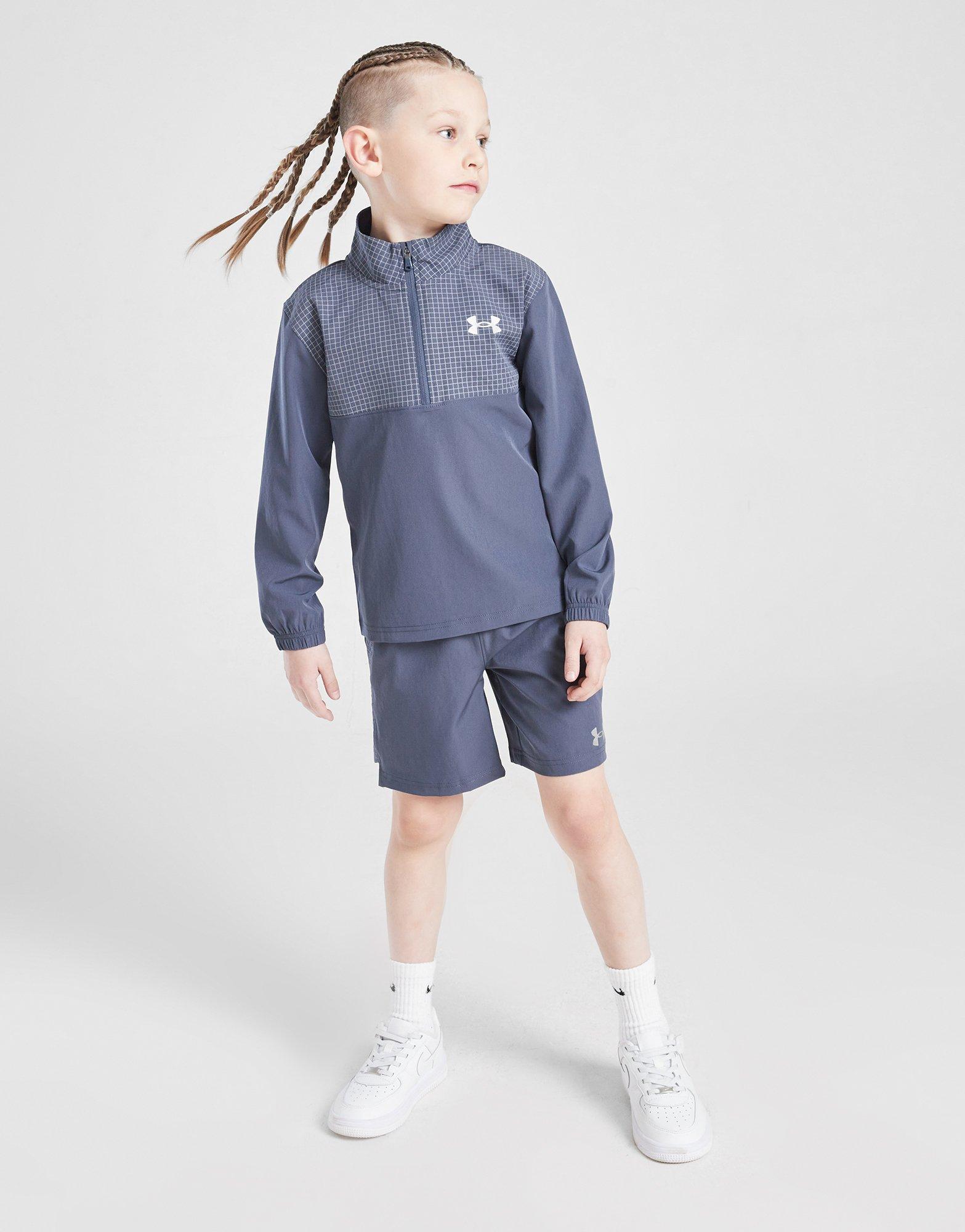 Under Armour Vanish Grid 1/4 Zip/Shorts Set Children