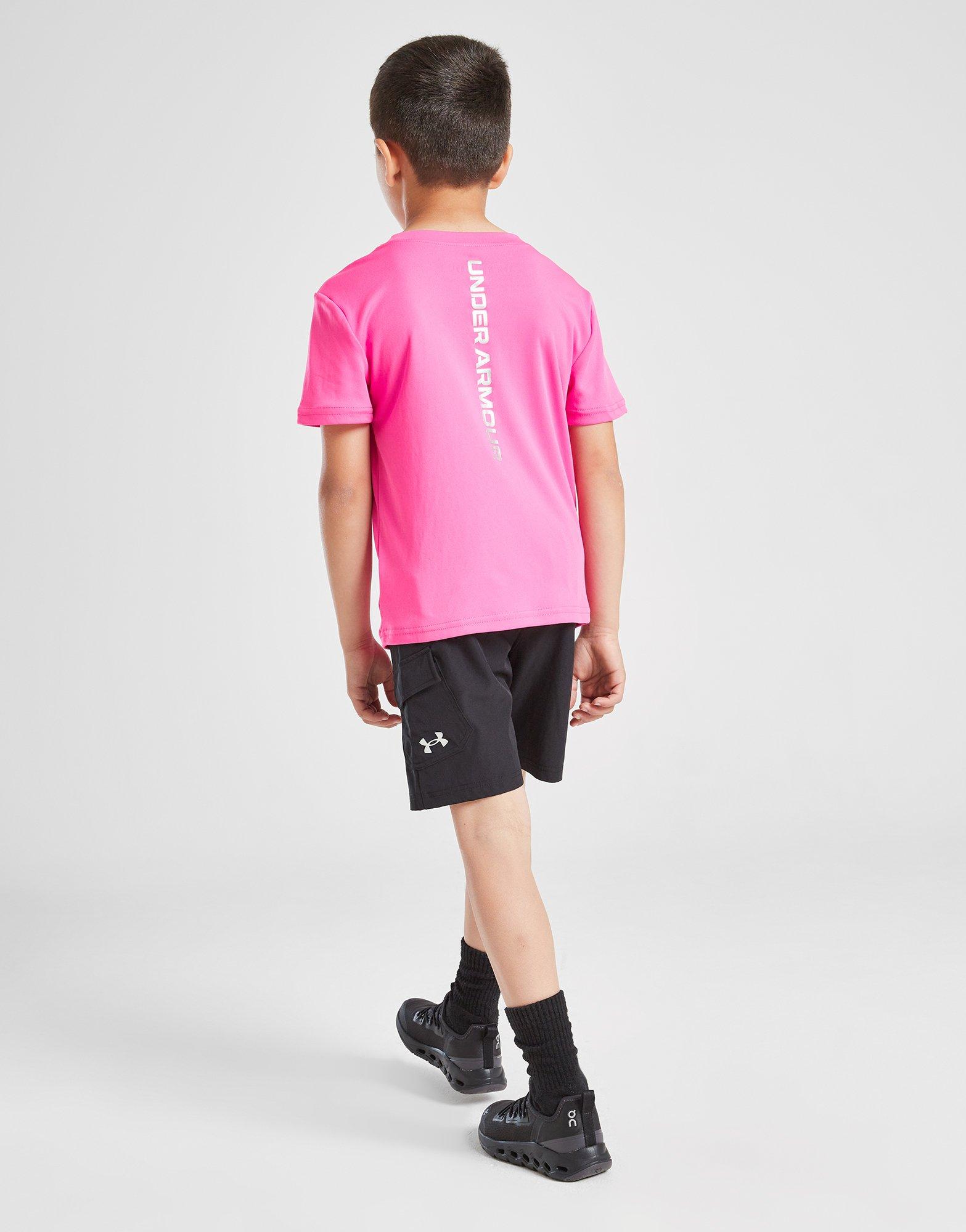 Under Armour Ensemble T-shirt/Short Cargo UA Tech Enfant