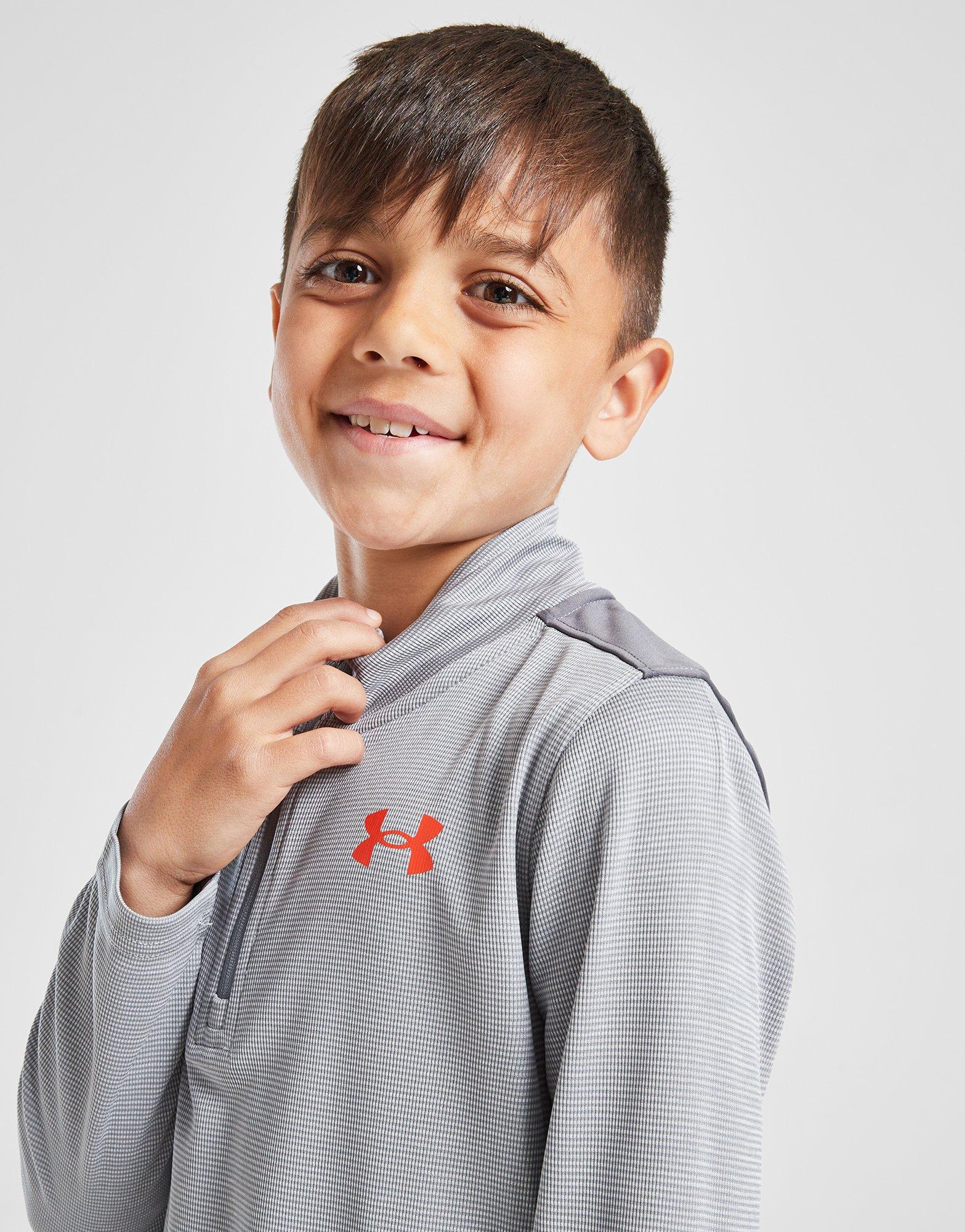 Under Armour Tech Twist 1/4 Zip Tracksuit Children