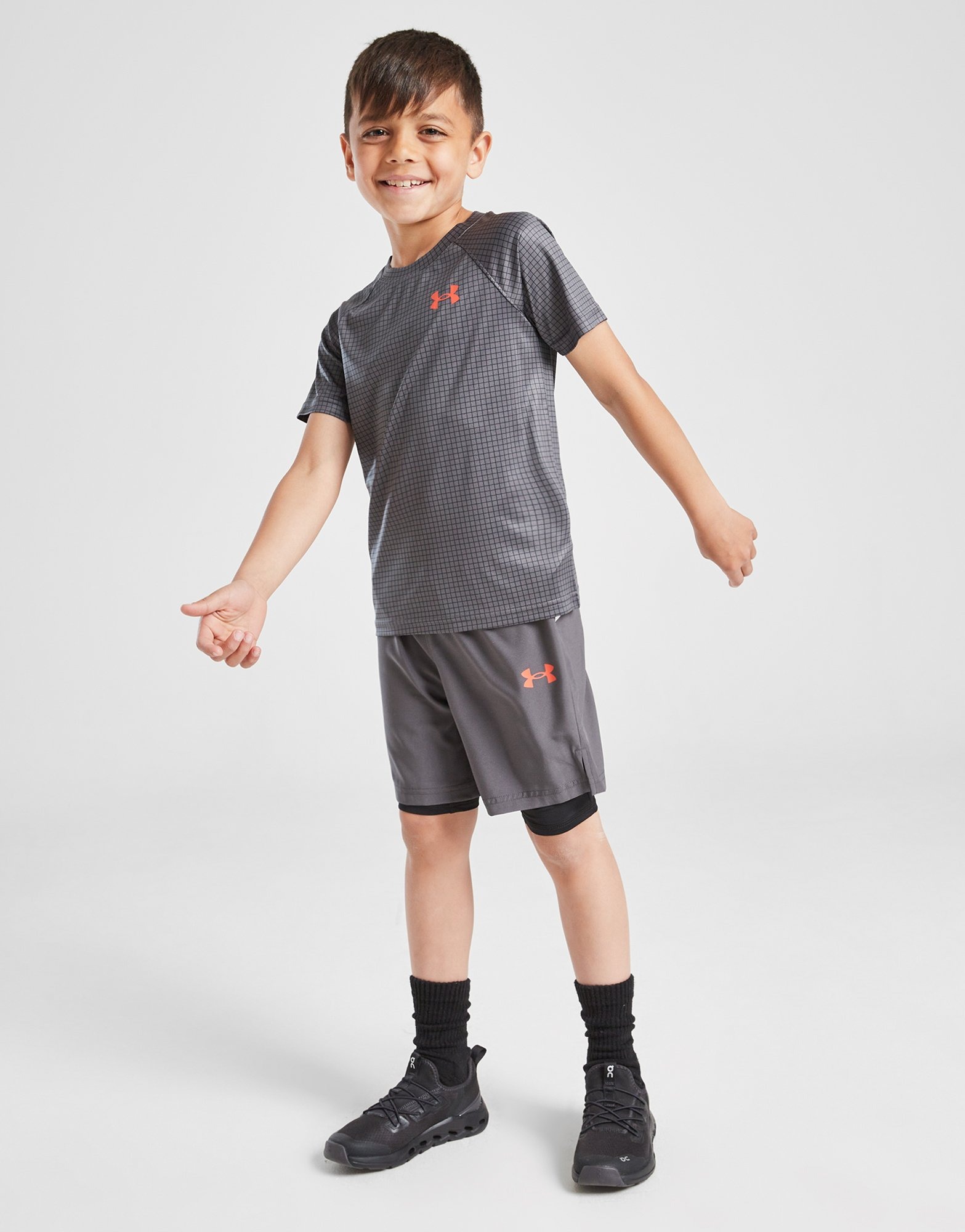 Jd Sports Ensemble Nike Gris Garcon Grey Under Armour Tech