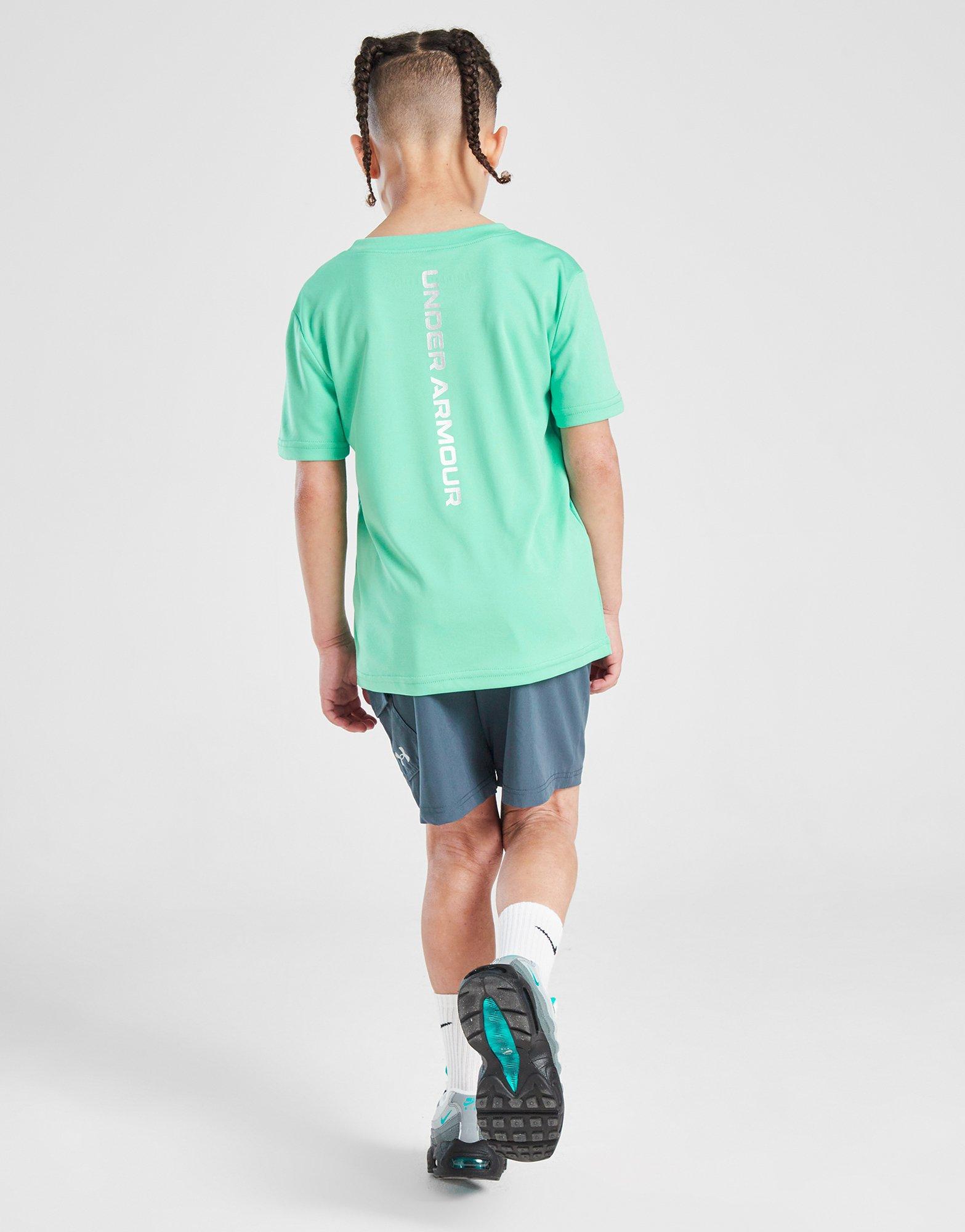 Under Armour UA Tech T-Shirt/Woven Cargo Shorts Set Children