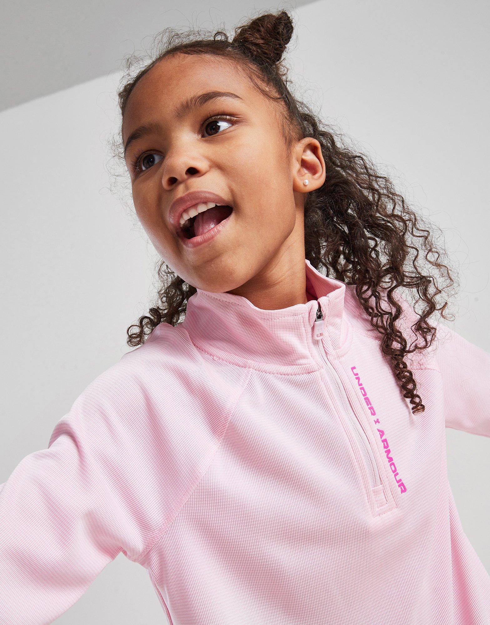 Under Armour Girls' Tech Twist 1/4 Zip Top/Shorts Set Children