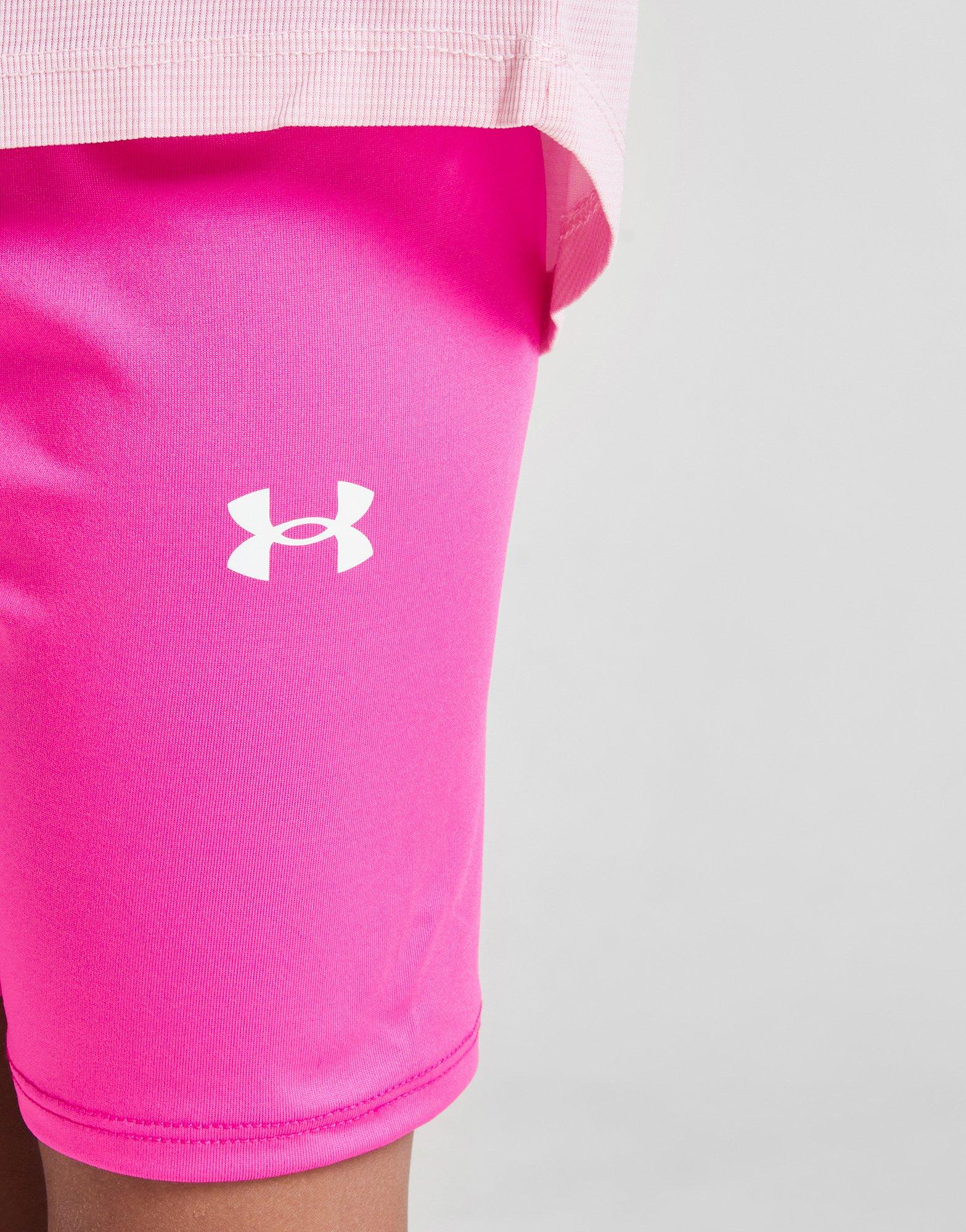 Under Armour Girls' Tech Twist 1/4 Zip Top/Shorts Set Children