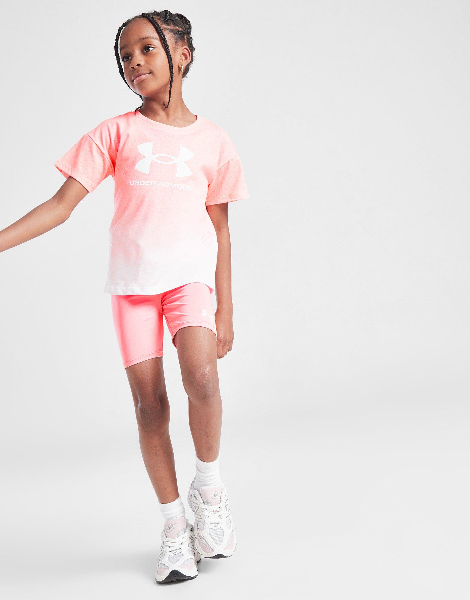 Under Armour Girls' Lock Up T-Shirt/Shorts Set Children