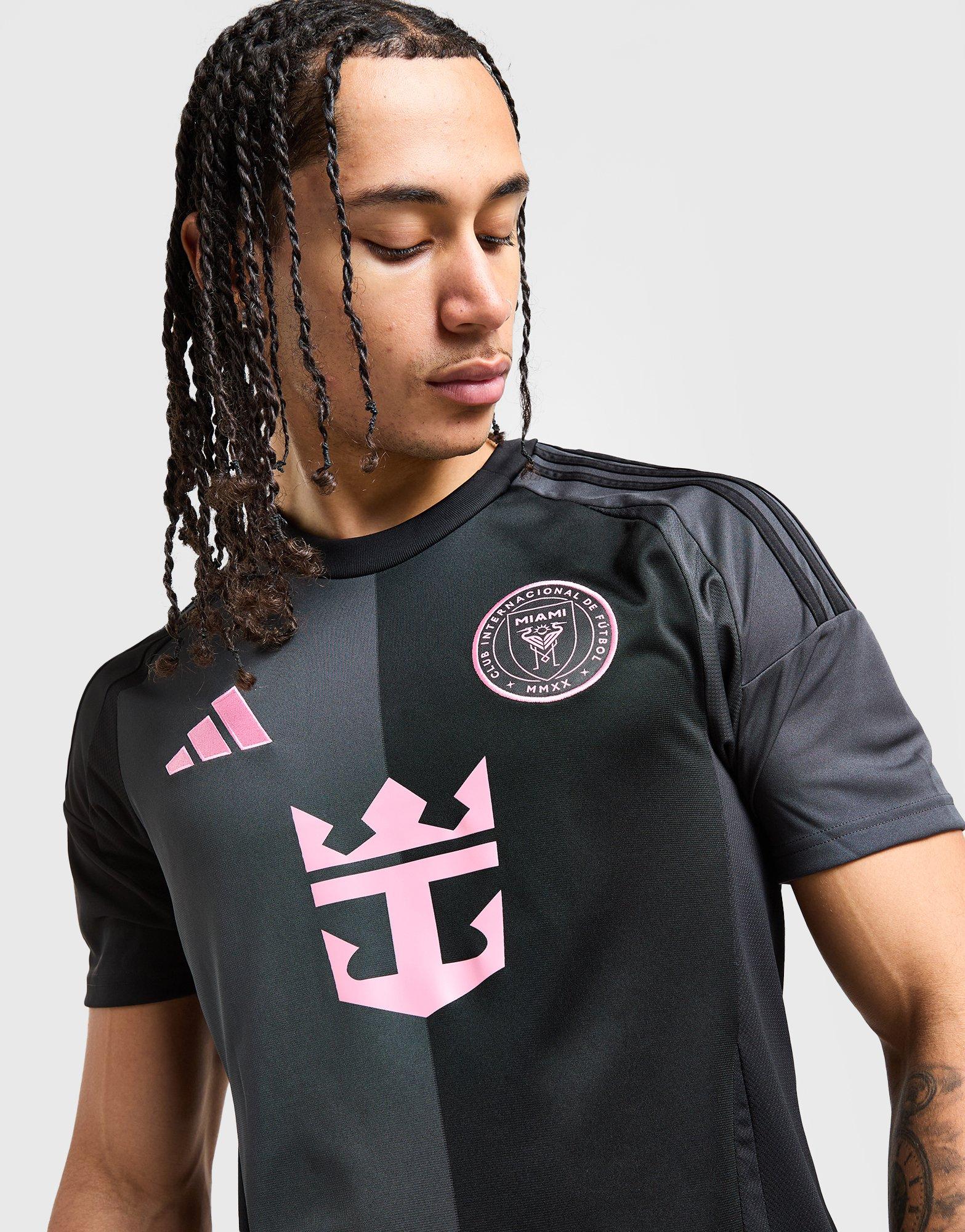 Black adidas Inter Miami CF 2025/26 Messi #10 Away Shirt