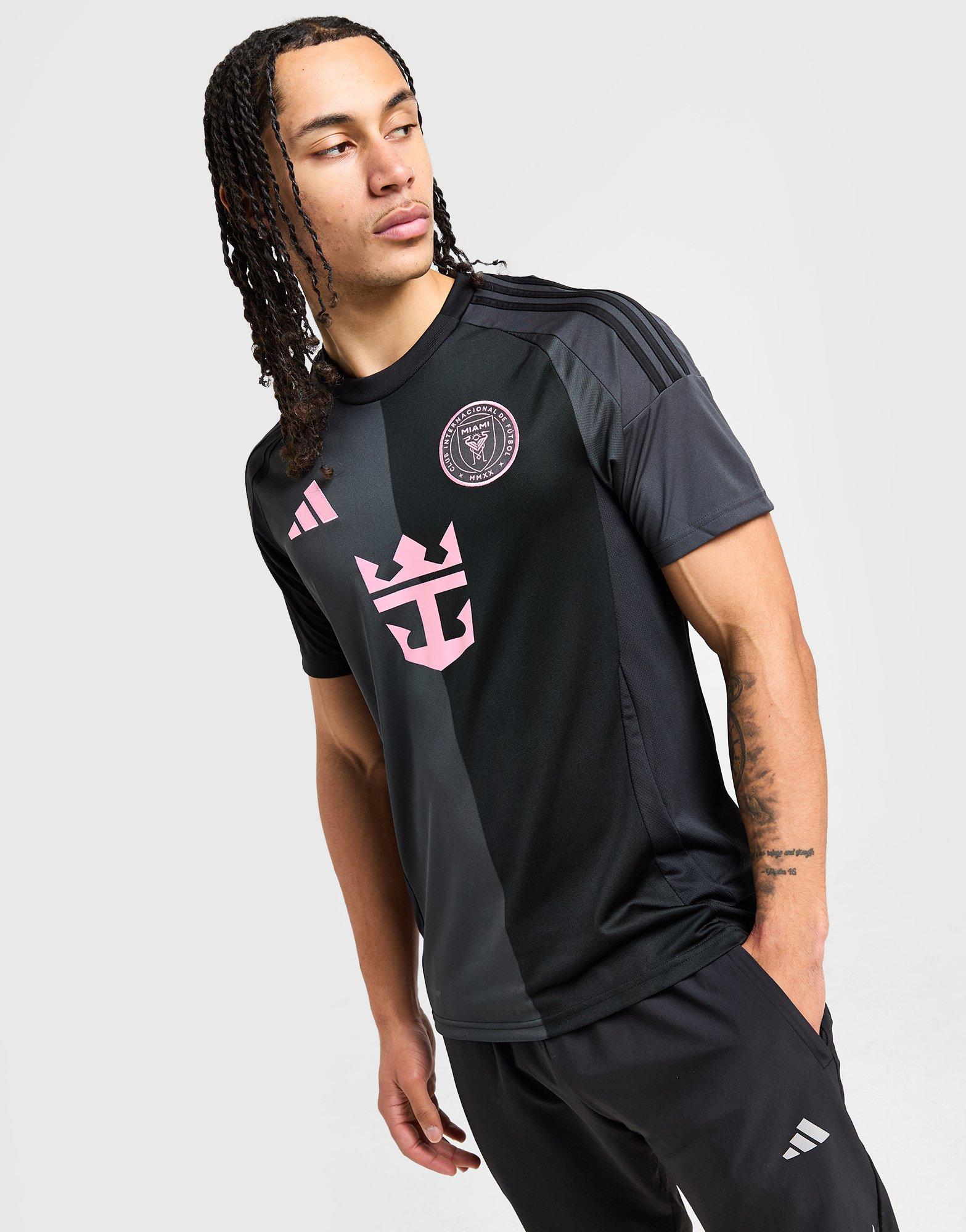 Black adidas Inter Miami CF 2025/26 Messi #10 Away Shirt