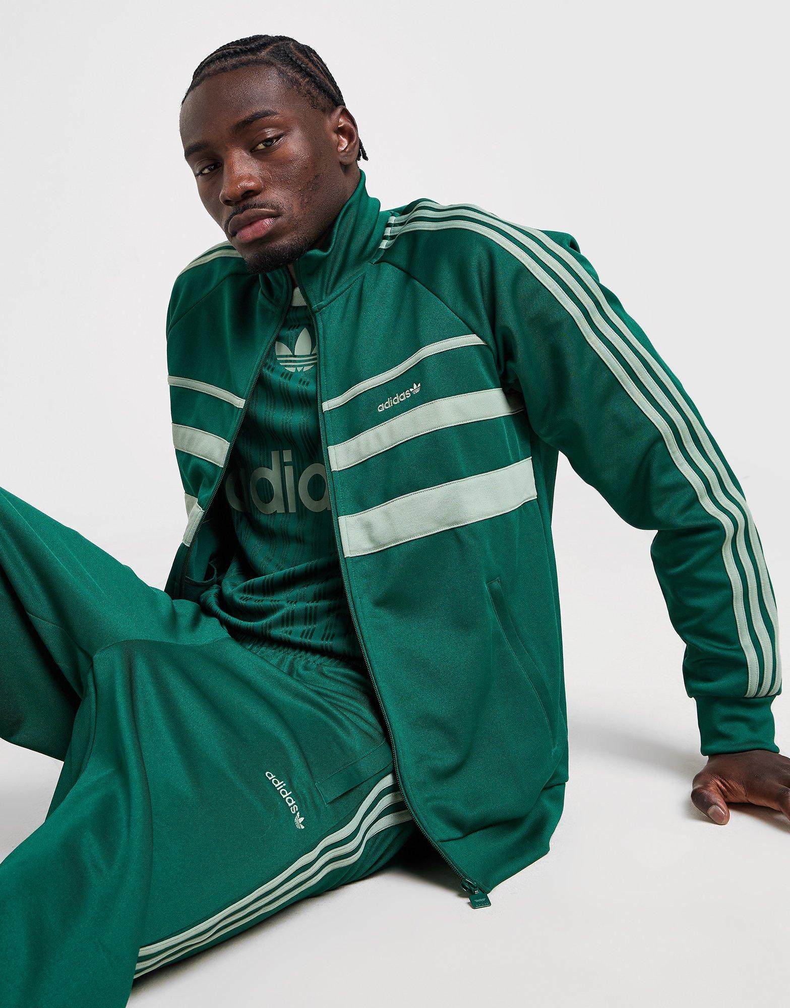 Adidas Adicolor Classics Adidas Originals Green Tracksuit Top Jd
