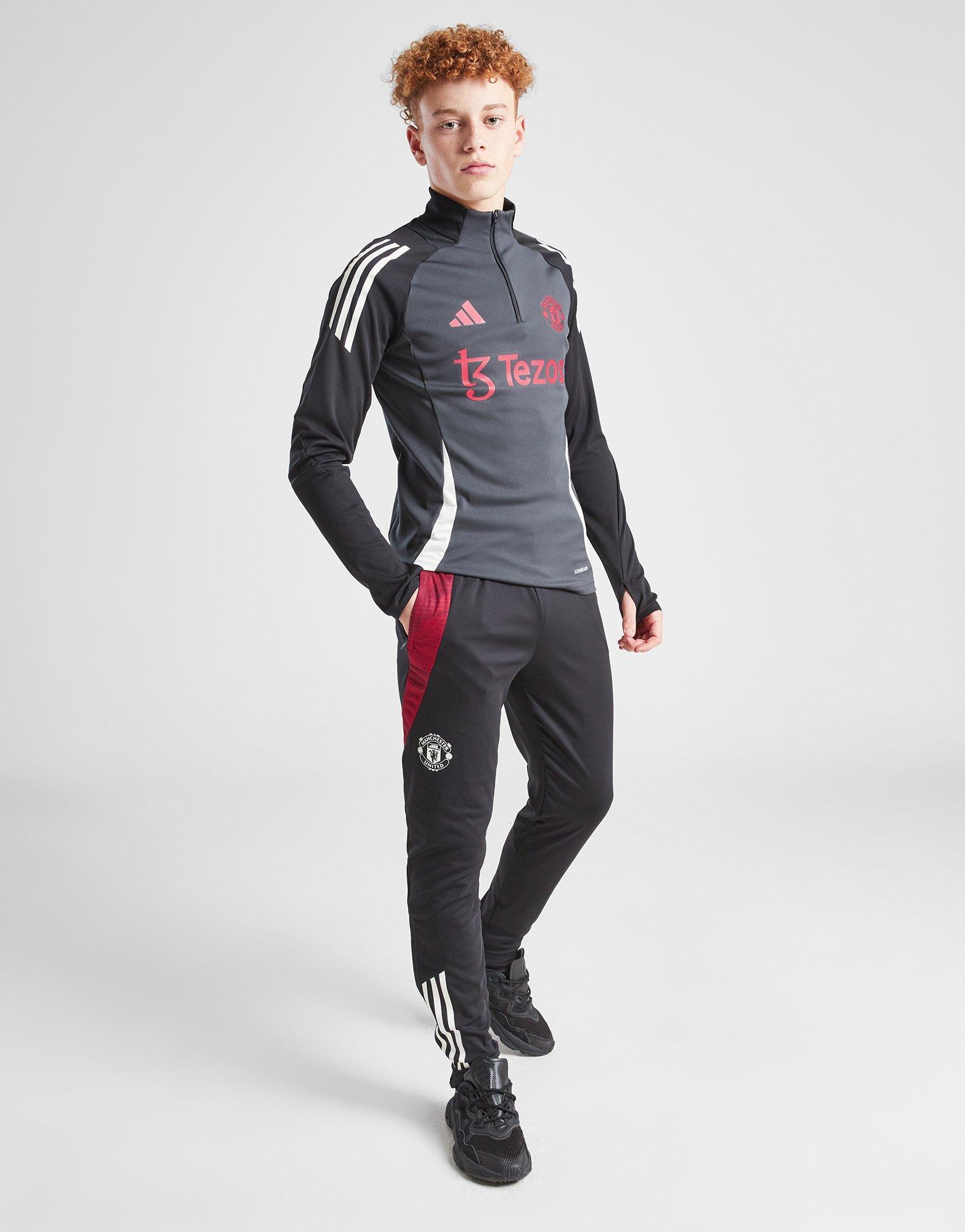 希少品 Adidas MANCHESTER UNITED Track Pant adidas Originals Manchester United Track Pants - Black/MUFC