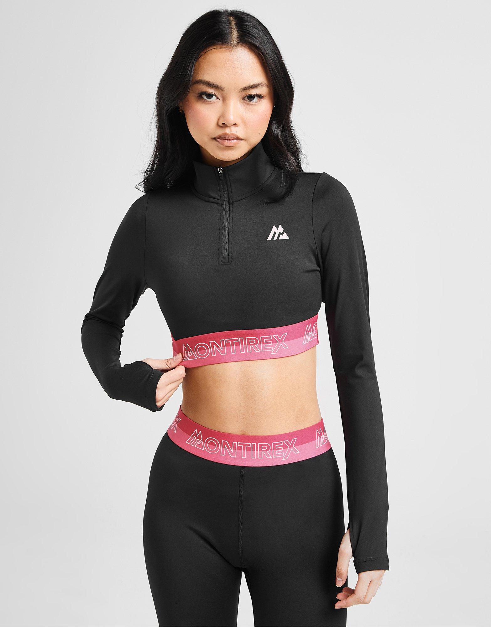 MONTIREX Icon Crop 1/4 Zip Top