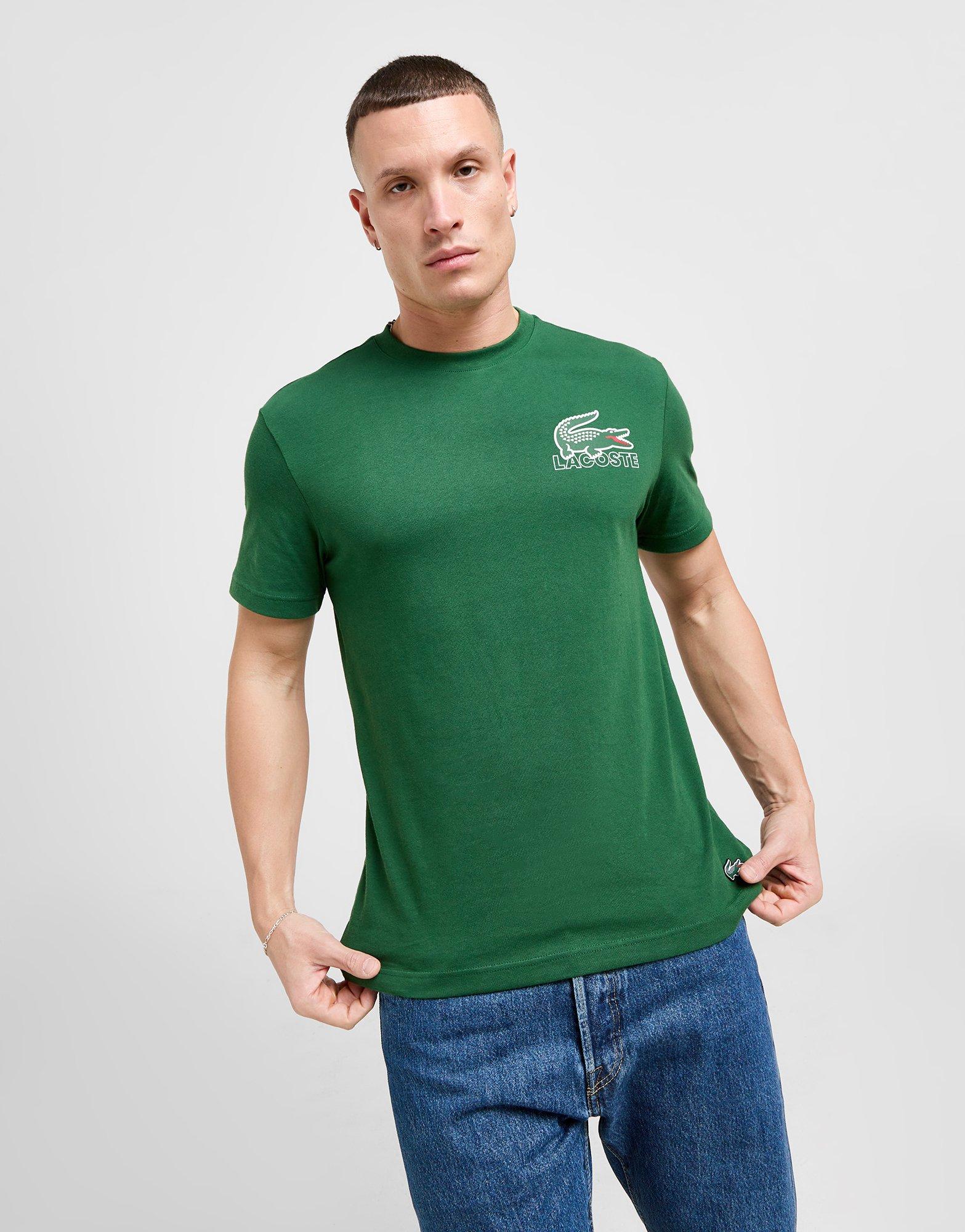 LACOSTE☆Repeat Back Print Tシャツ 2色【UK発】 Lacoste Repeat Back Print T-shirt in Black for Men | Lyst UK