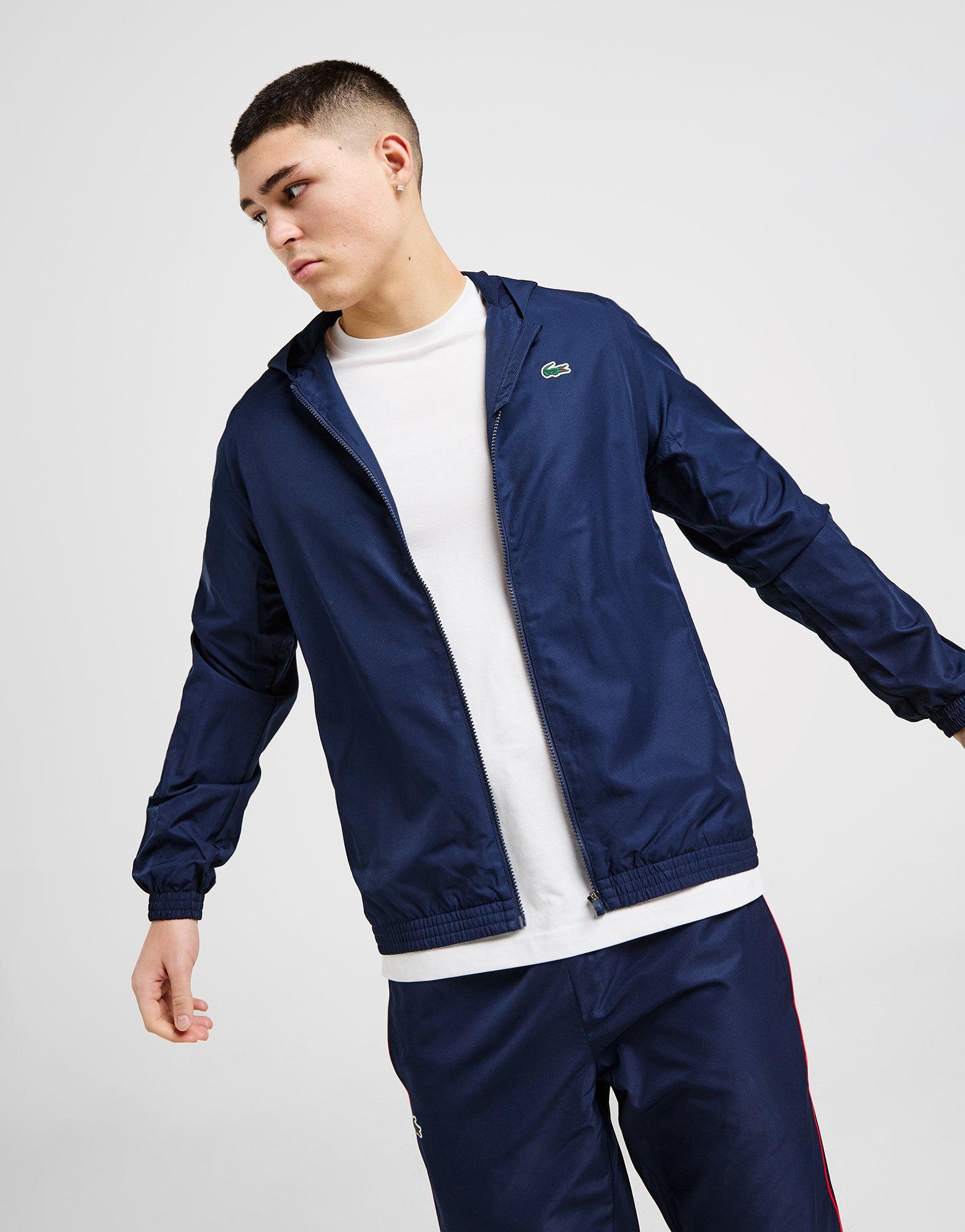 Lacoste Taffeta Taped Hooded Tracksuit