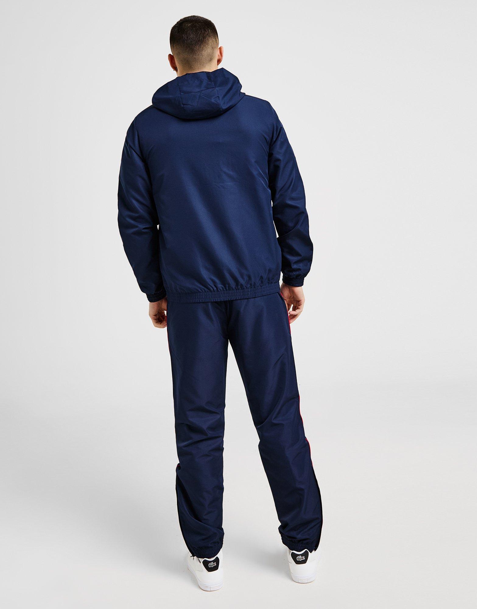 Lacoste Taffeta Taped Hooded Tracksuit