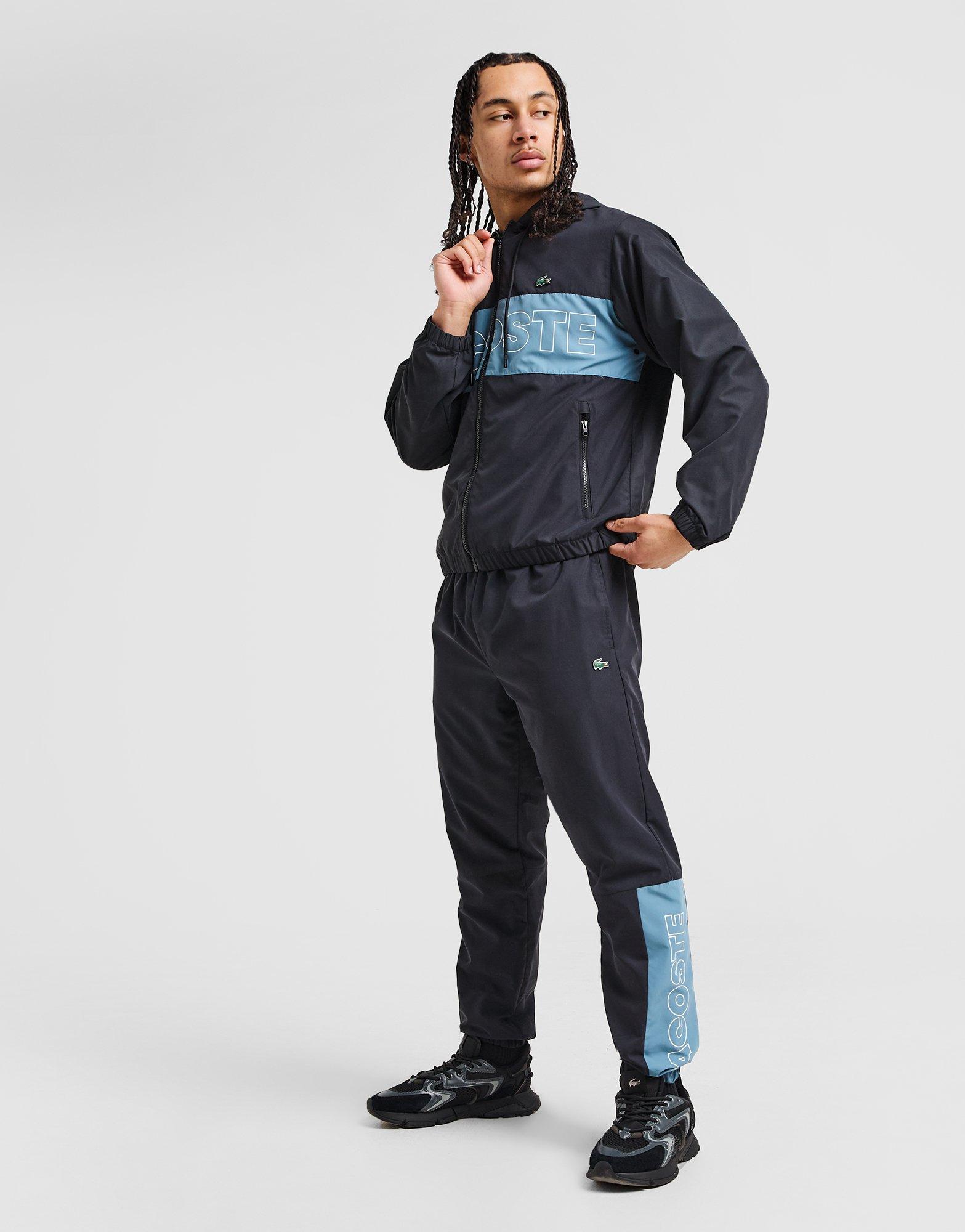 Lacoste Colour Block Full Zip Hooded Tracksuit