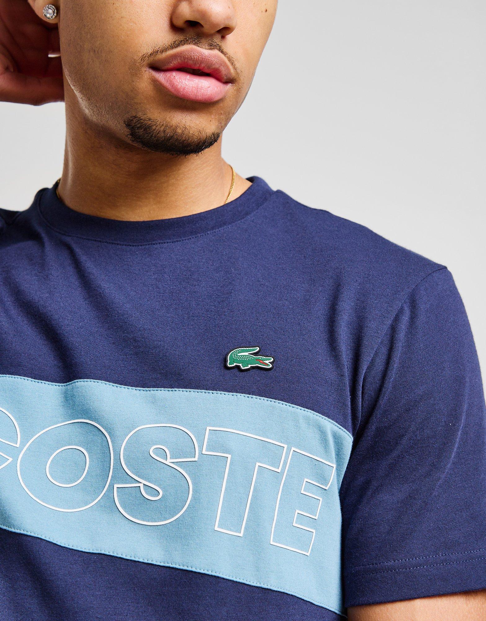 Lacoste Colour Block Branded T-Shirt