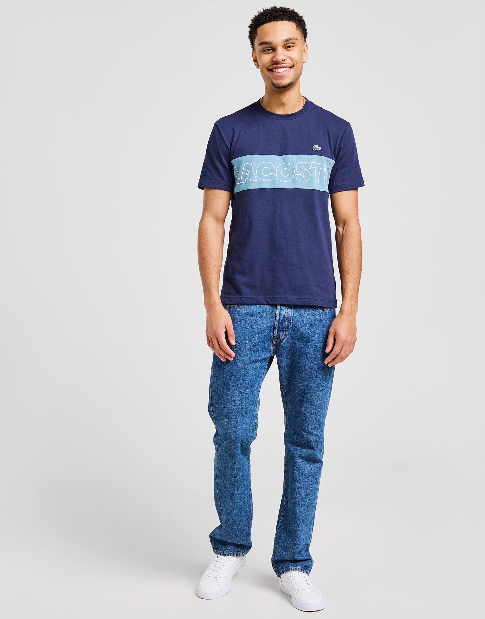 Lacoste Colour Block Branded T-Shirt