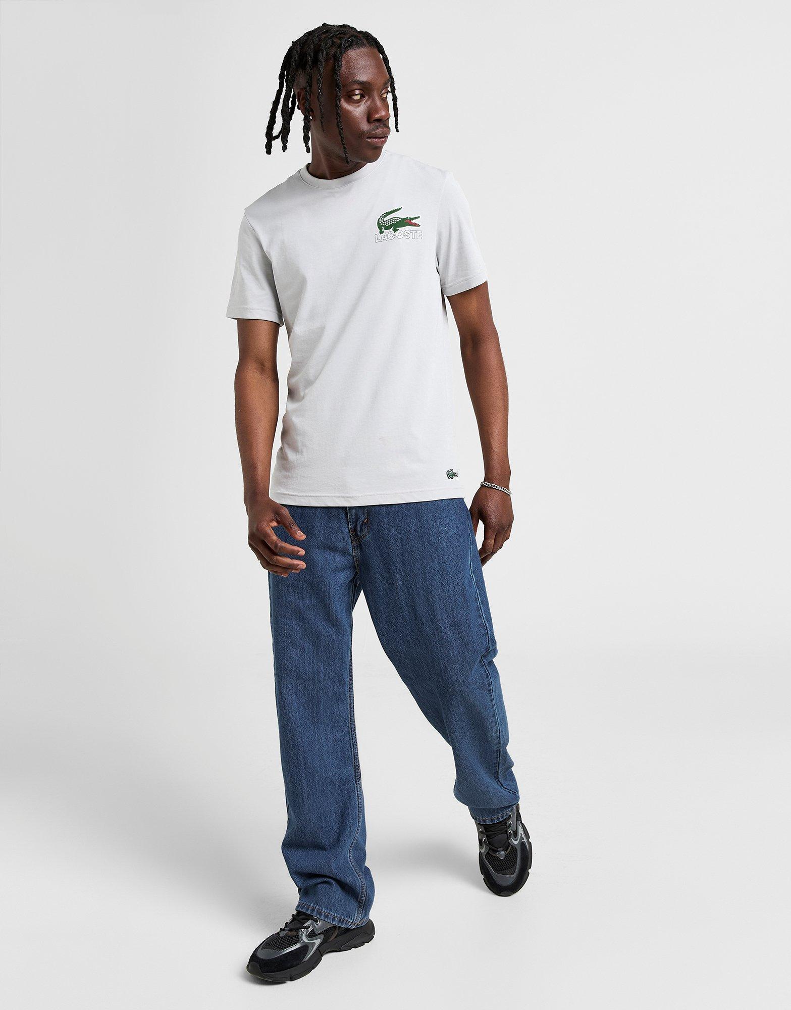LACOSTE☆Repeat Back Print Tシャツ 2色【UK発】 Green Lacoste Repeat Back Print T-Shirt | JD Sports UK