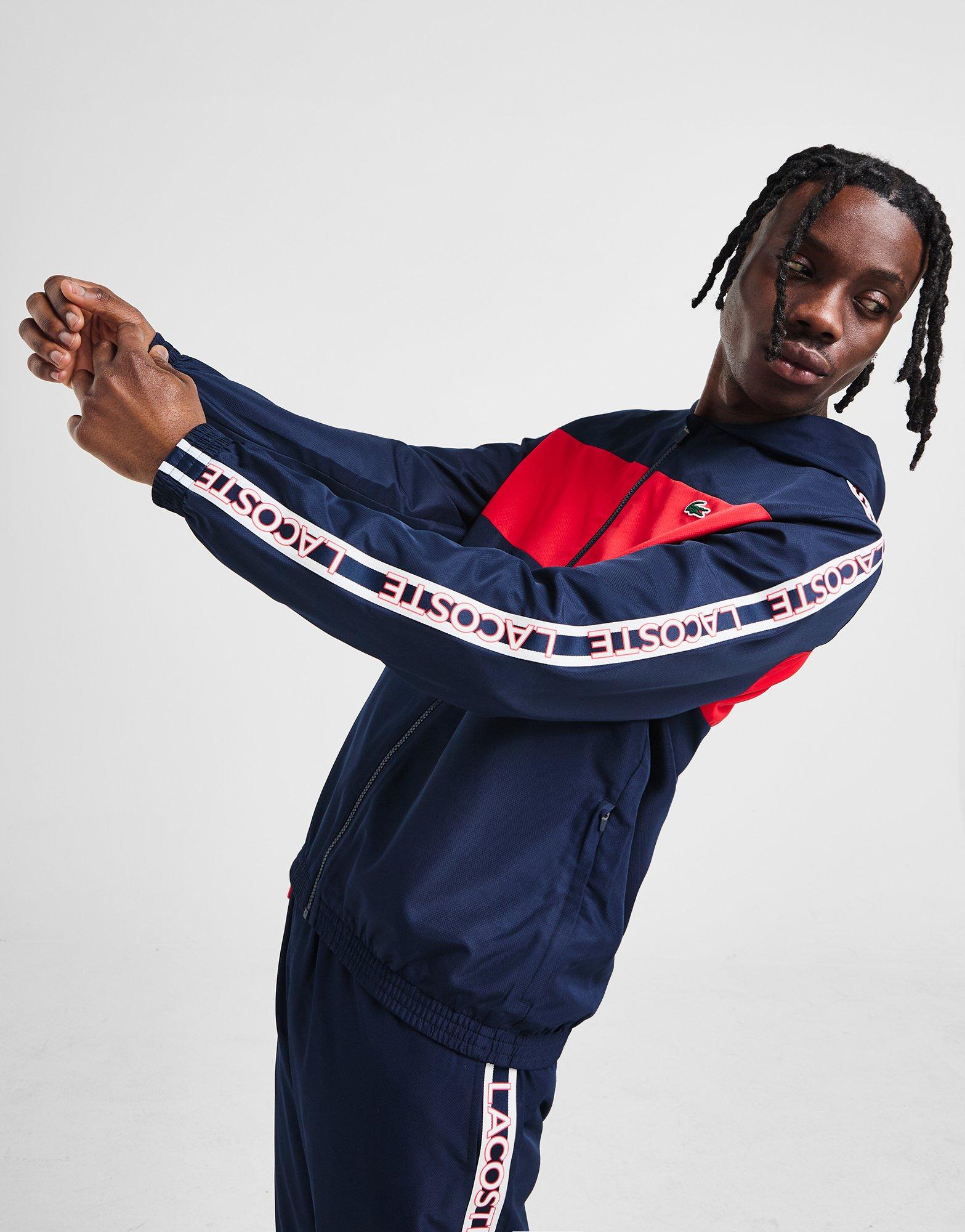 Lacoste Panel Woven Hoodie