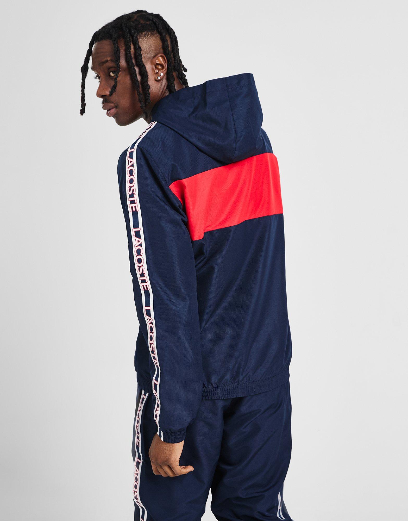 Lacoste Panel Woven Hoodie