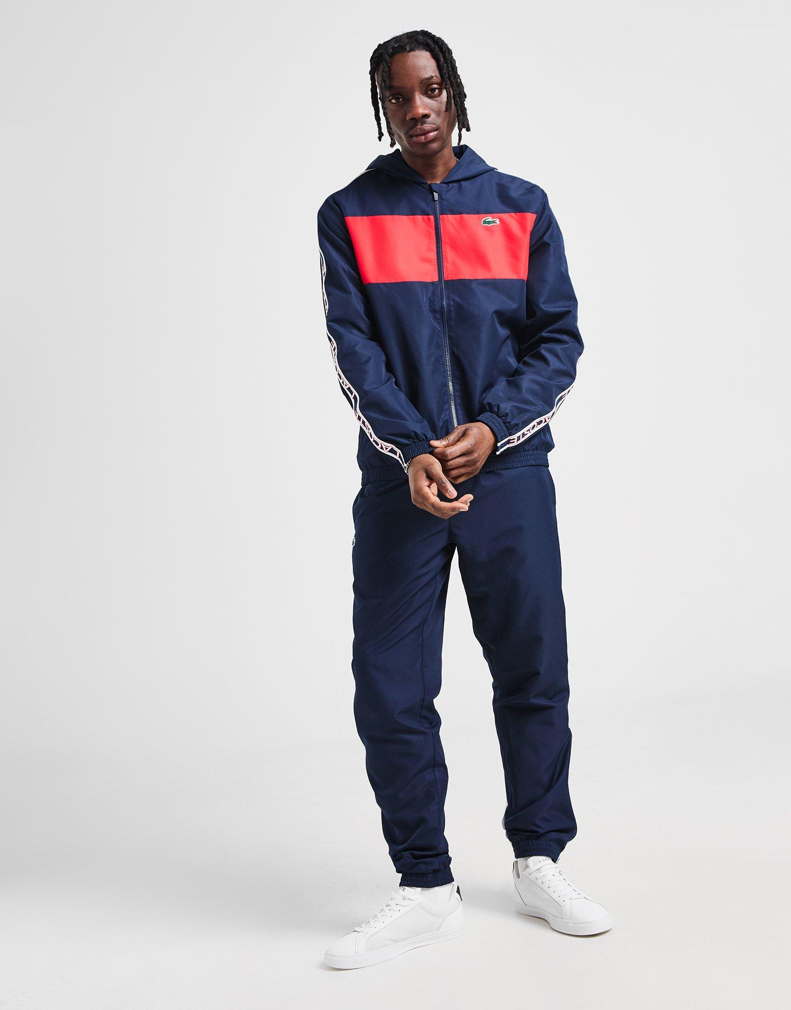 Lacoste Panel Woven Hoodie