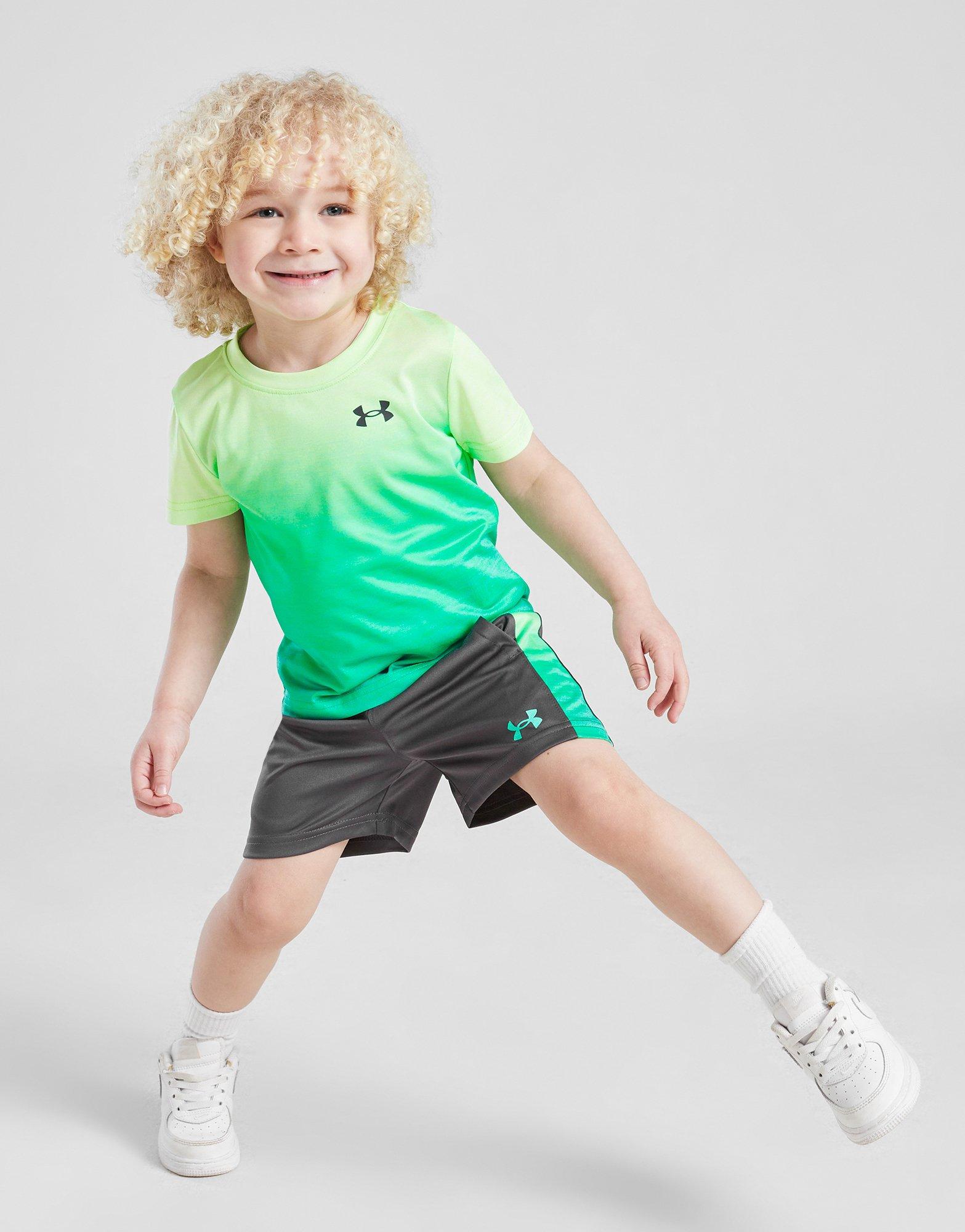 Green Under Armour UA Tech Fade T-Shirt/Shorts Set Infant - JD