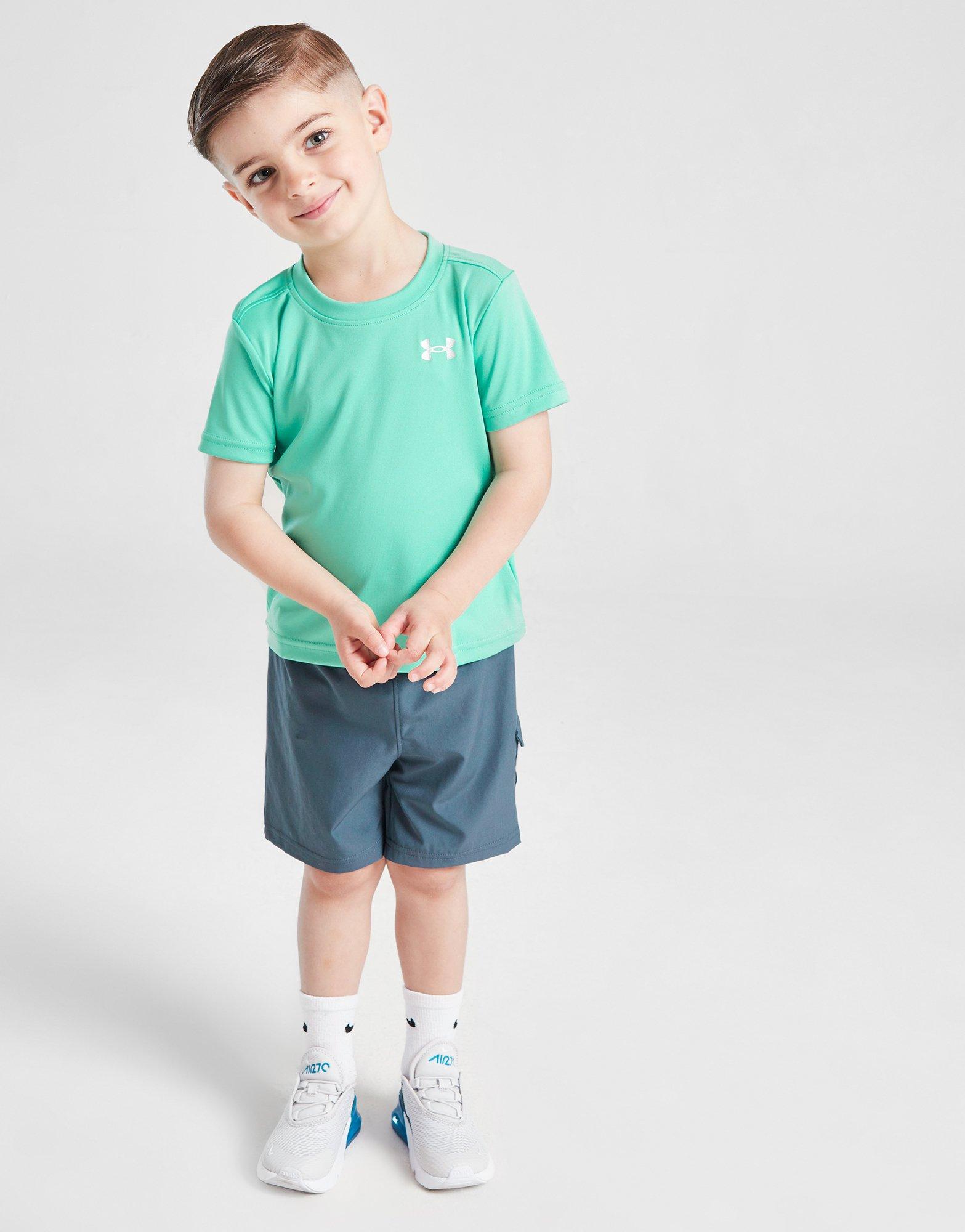 Under Armour Tech T-Shirt/Woven Cargo Shorts Set Infant