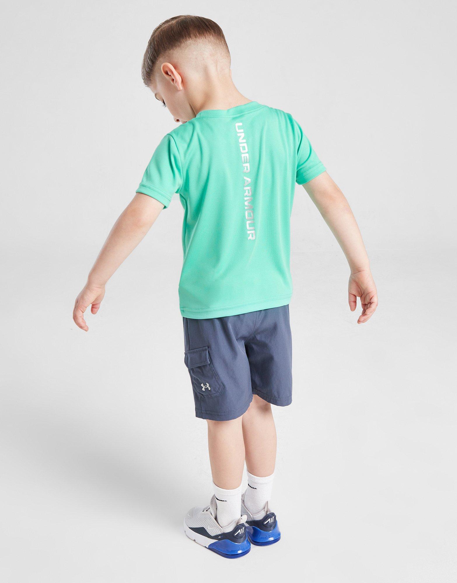 Under Armour Tech T-Shirt/Woven Cargo Shorts Set Infant