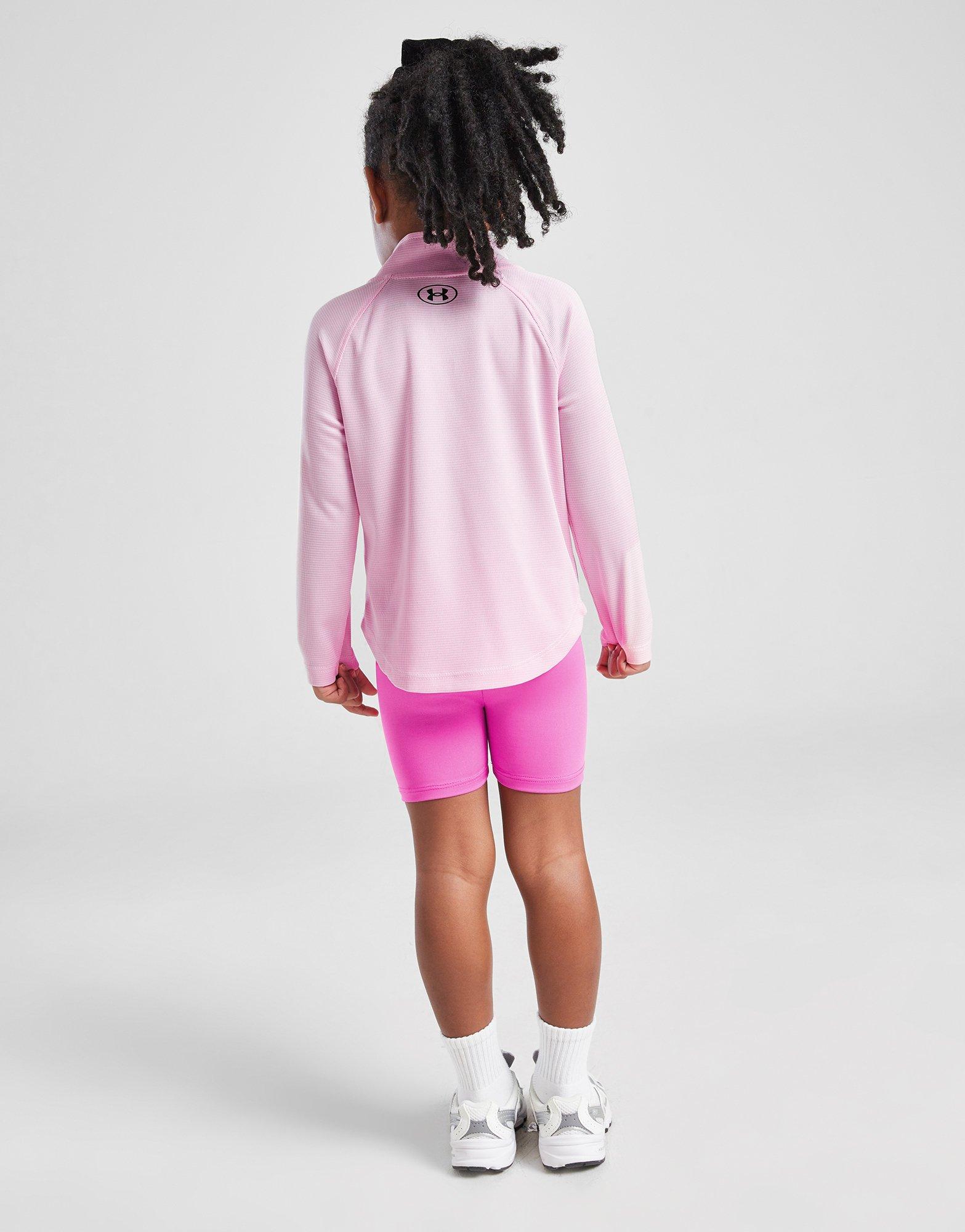 Under Armour Girls' Tech Twist 1/4 Zip/Shorts Set Infant