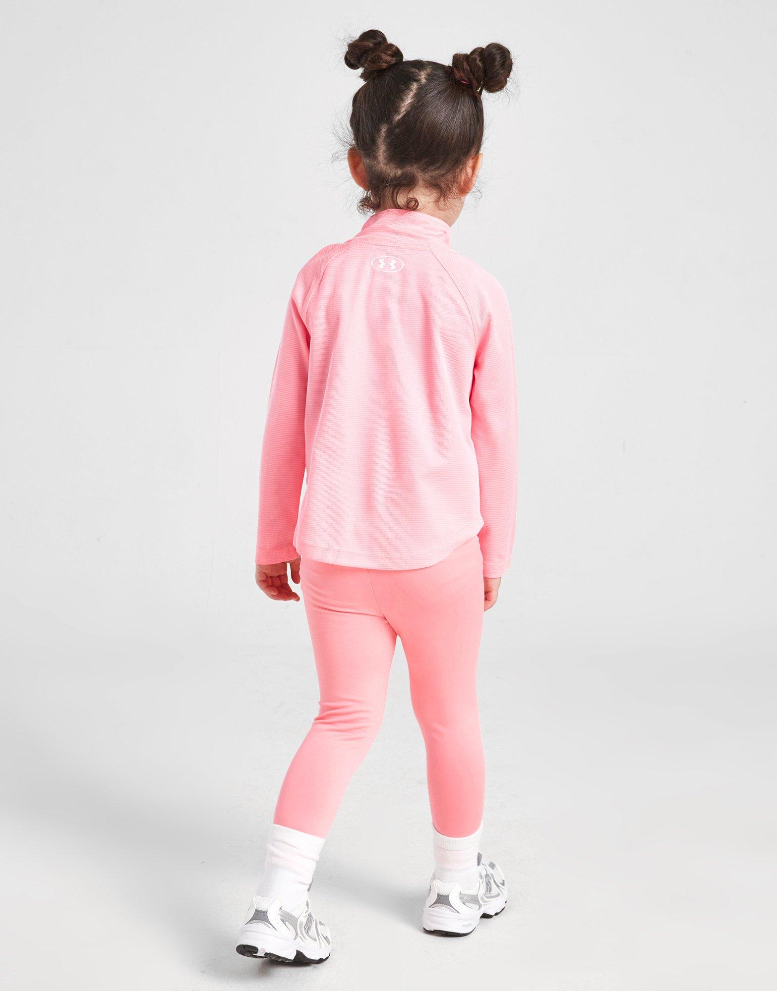 Under Armour Girls' Tech 1/4 Zip Top/Leggings Set Infant