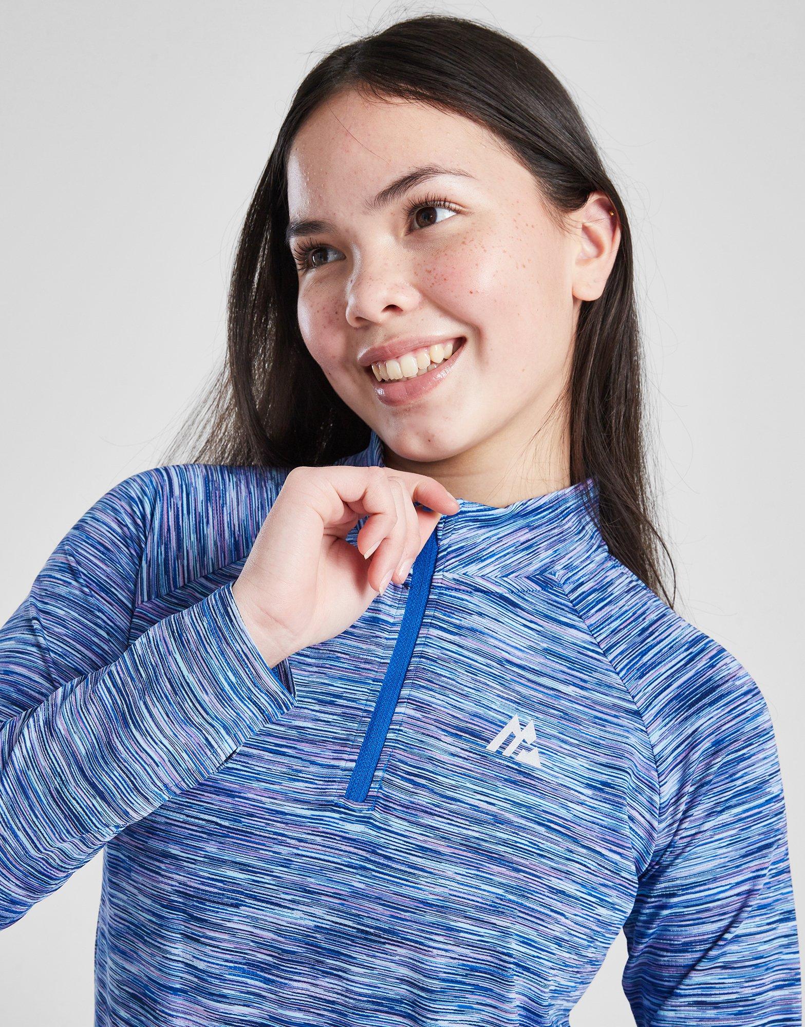 MONTIREX Girls' Trail 1/4 Zip Top Junior
