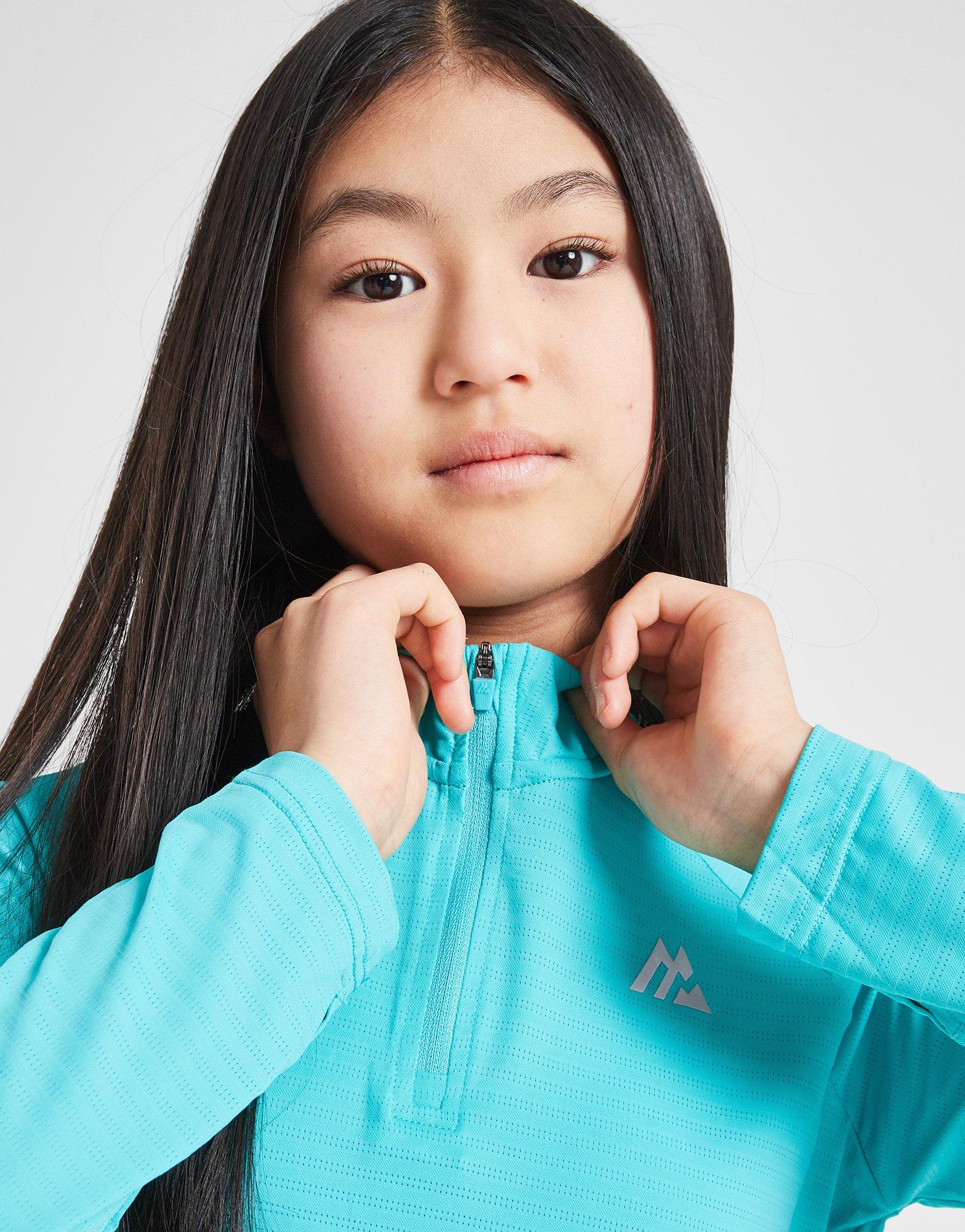 MONTIREX Girls' Energy 1/4 Zip Top Junior