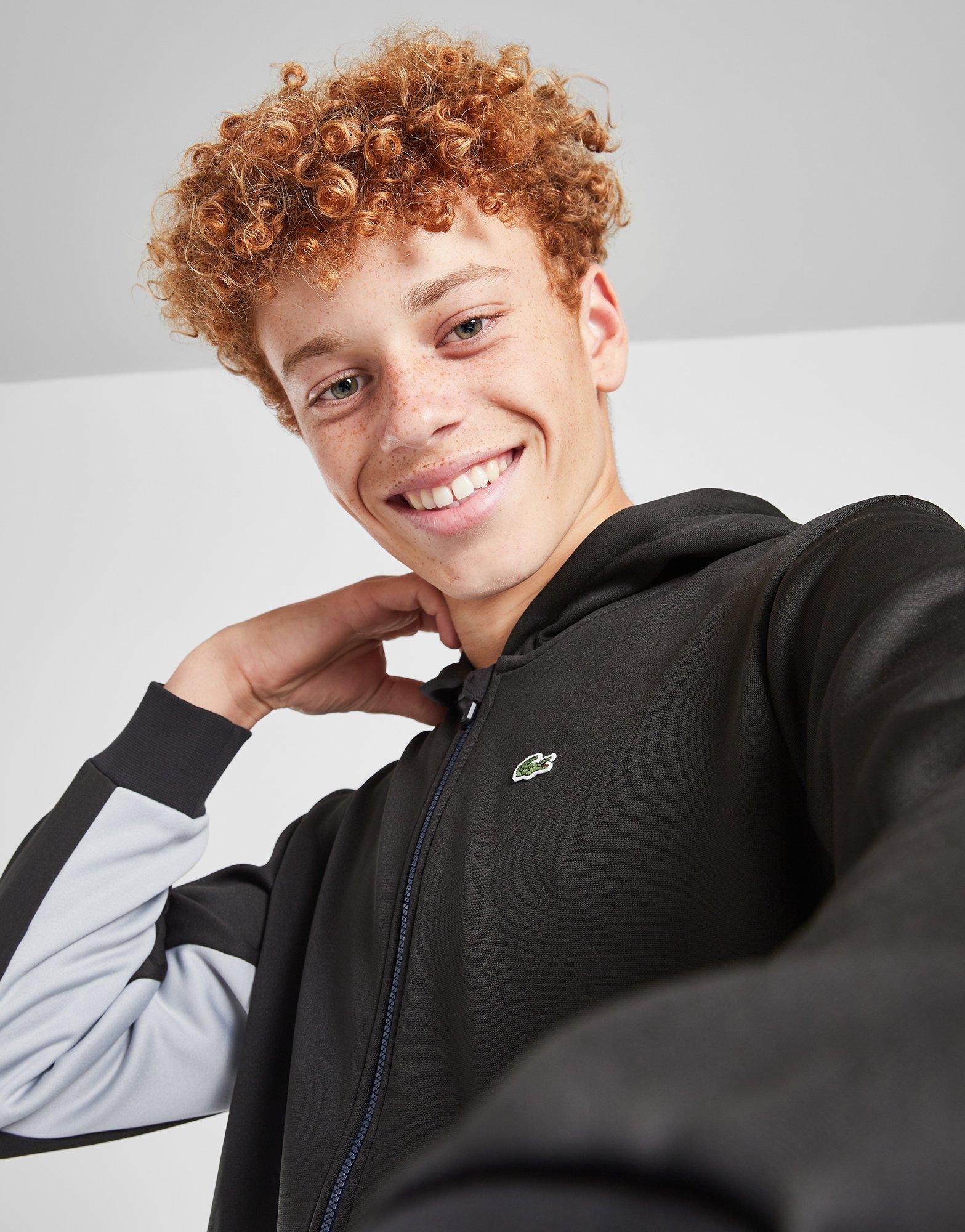 Lacoste Poly Full Zip Hoodie Junior
