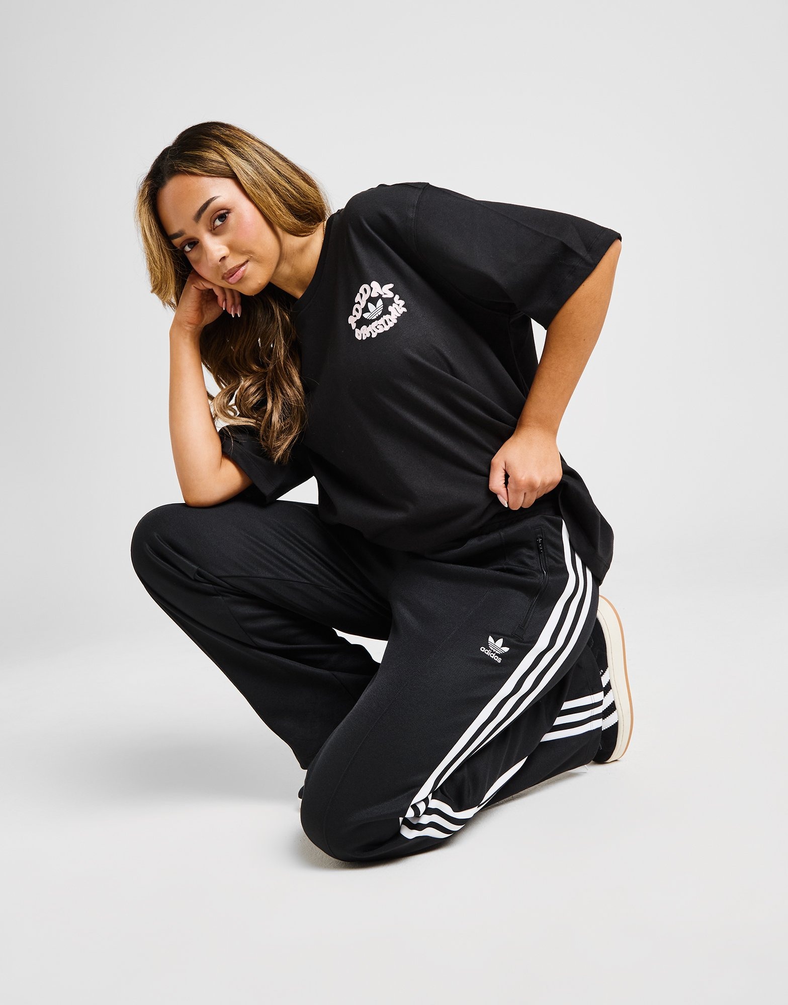 Adidas Originals Knitted Sweatpants Women's Black — photo 4