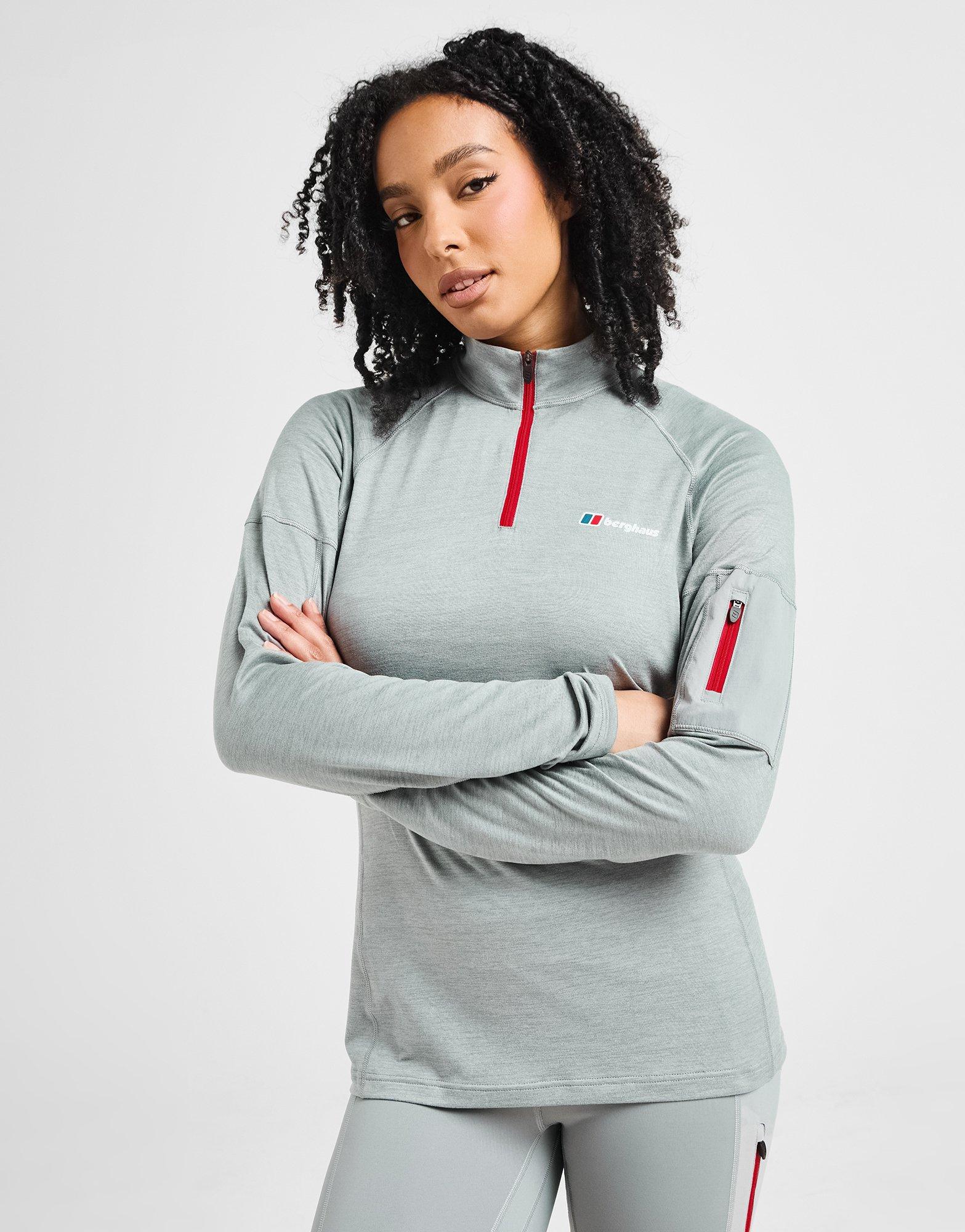 特別セーフ Grey Global Sports JD - Top Zip 1/4 Pocket Woven Berghaus トップス