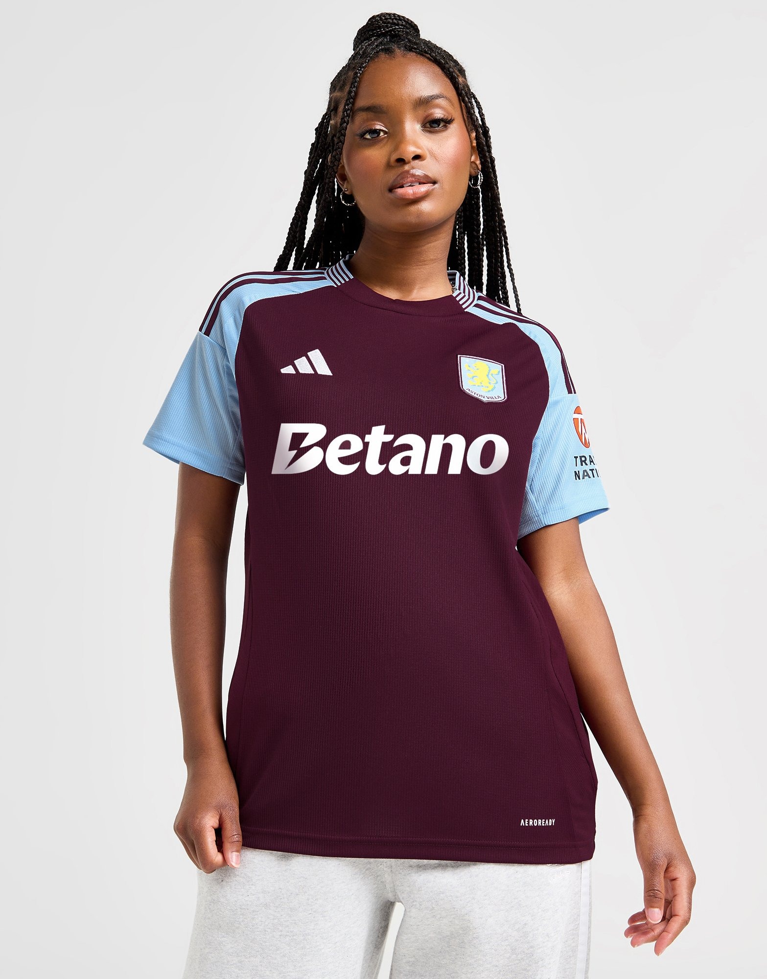 Red adidas Aston Villa 2024/25 Home Shirt Women's - JD Sports NZ