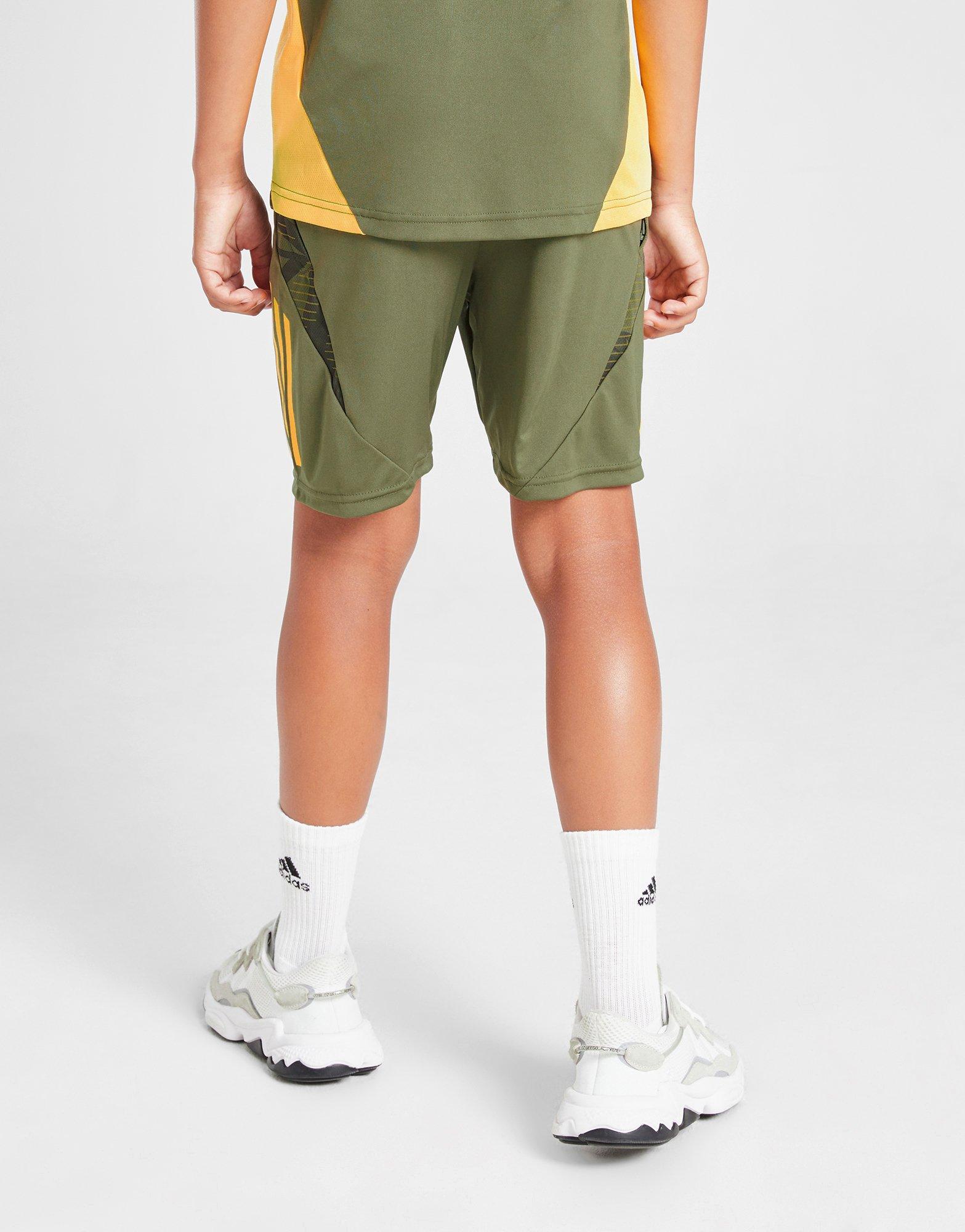 Green adidas Aston Villa Training Shorts Junior JD Sports Global