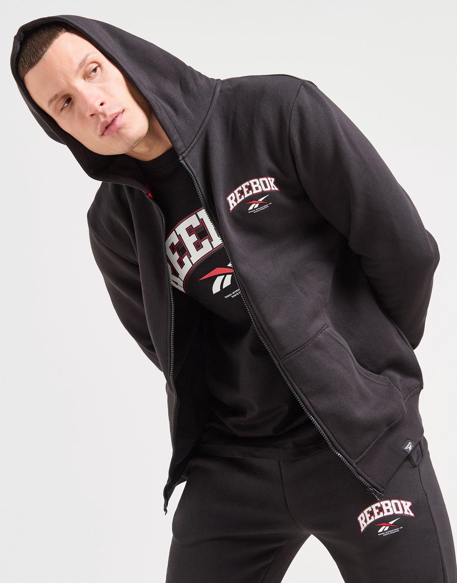 【R&B】Ebony Male Reebok Apparel Men Active Collective DreamBlend 1/4 Zip