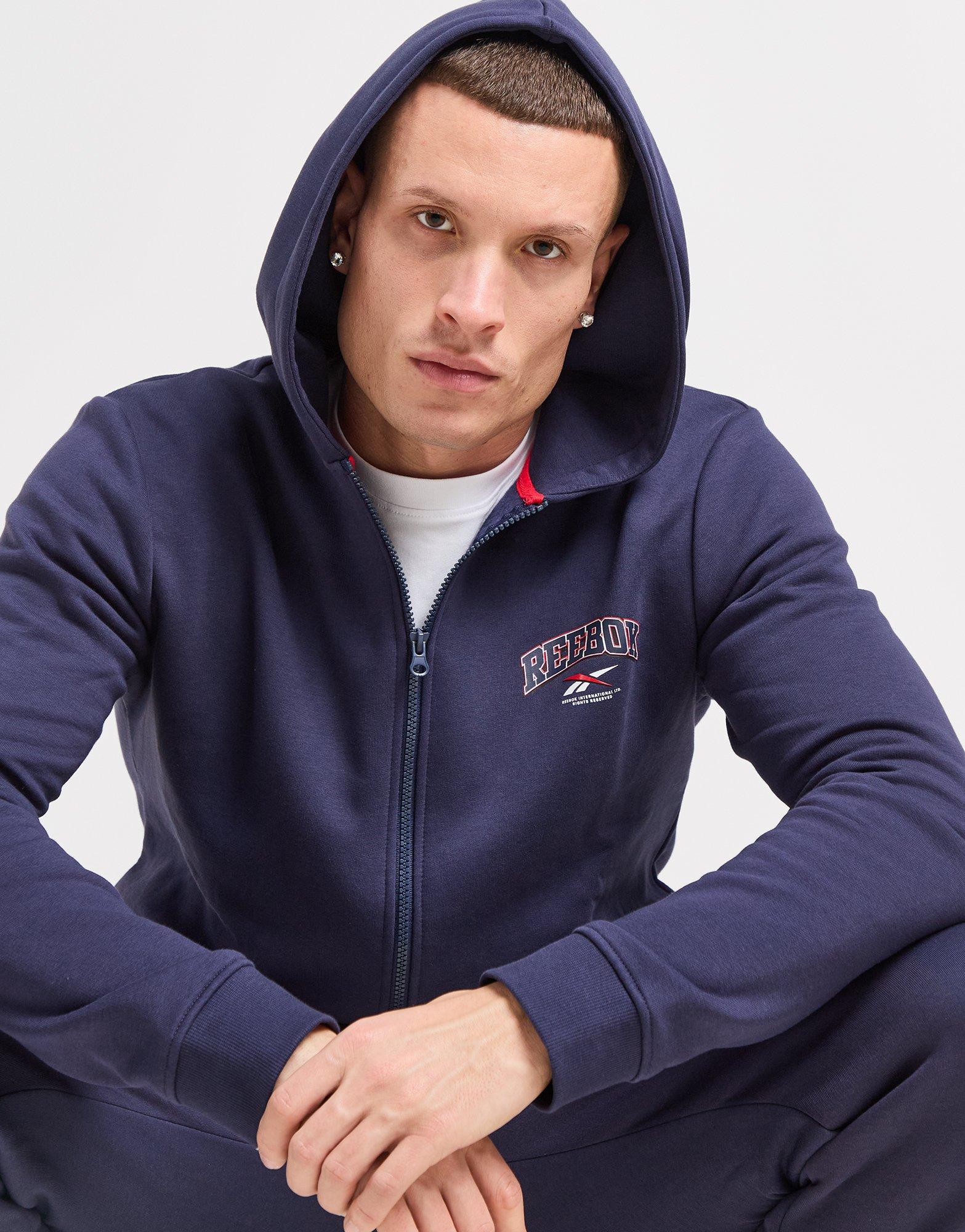 Felpa reebok uomo zip deals